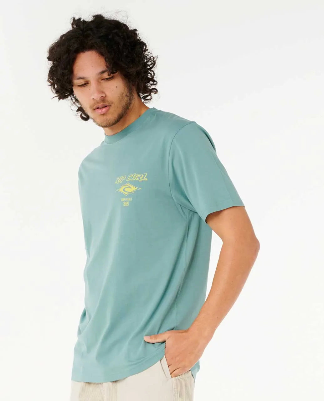 Rip Curl Men's Fade Out Icon Short Sleeve Tee | Rip Curl | Portwest - The Outdoor Shop