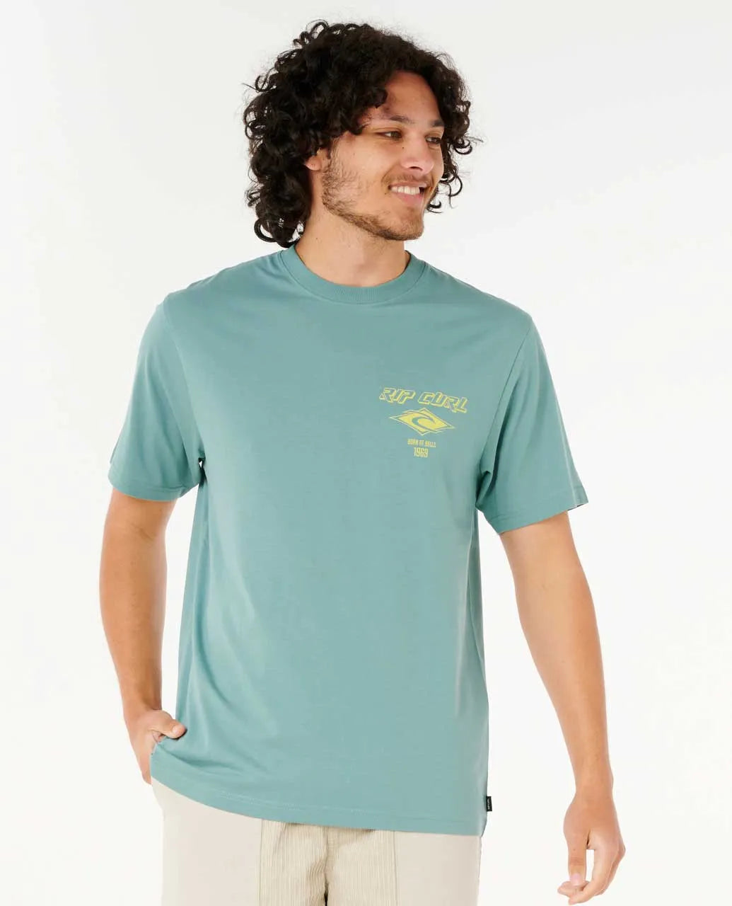 Rip Curl Men's Fade Out Icon Short Sleeve Tee | Rip Curl | Portwest - The Outdoor Shop