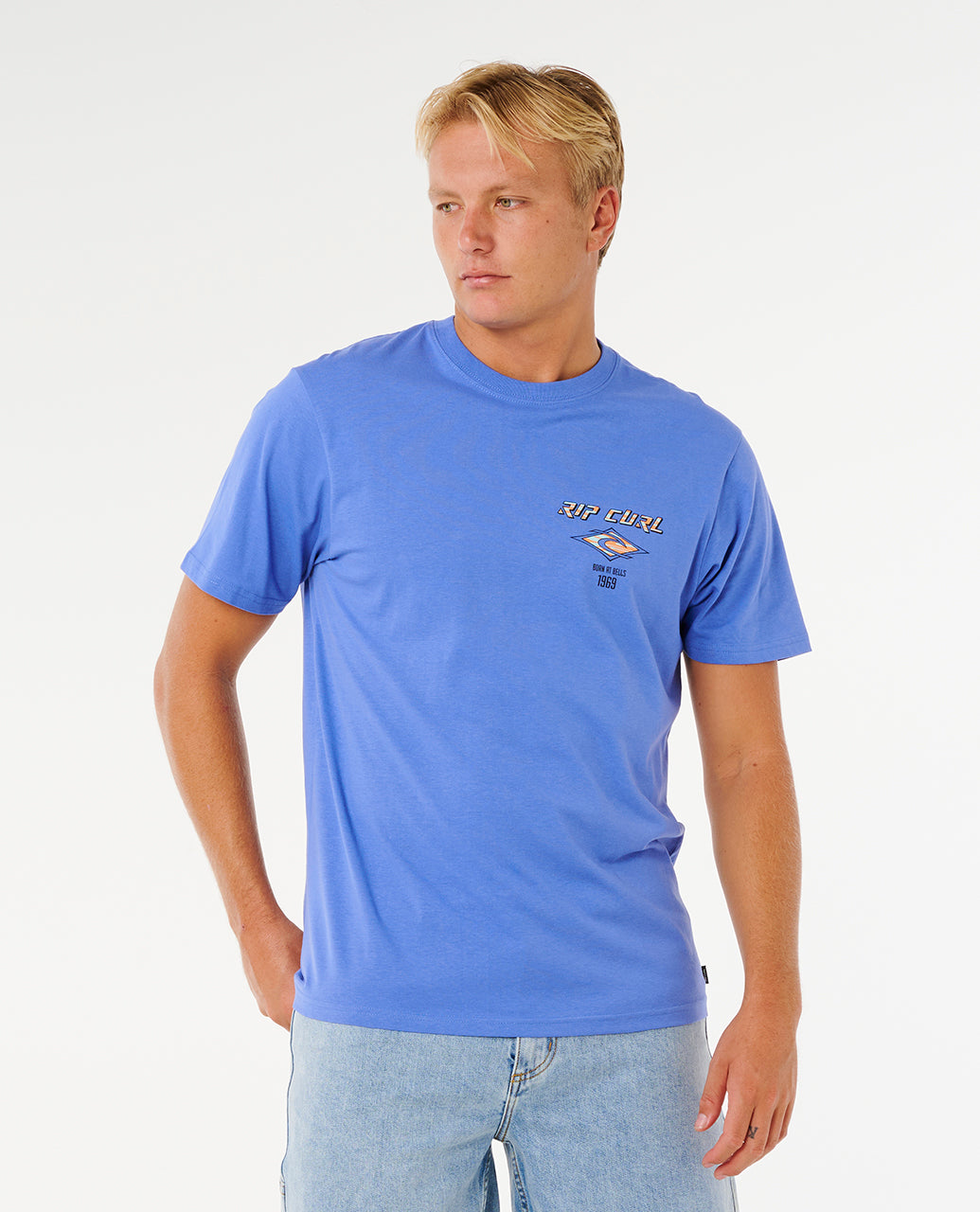 Ripcurl Fade Out Icon Short Sleeve Tee | RIPCURL | Portwest - The Outdoor Shop