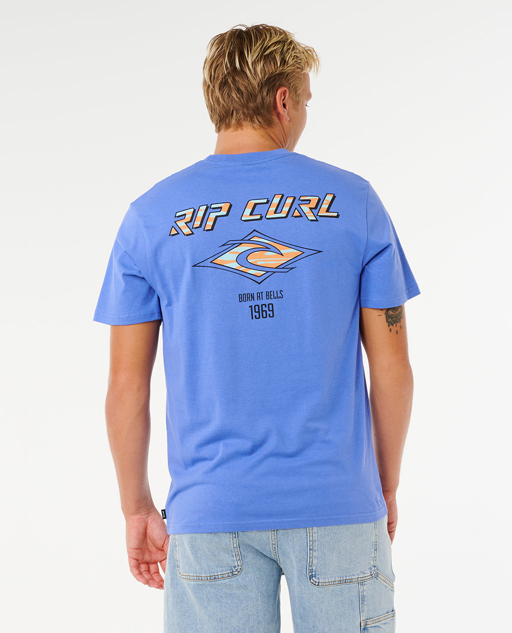 Ripcurl Fade Out Icon Short Sleeve Tee | RIPCURL | Portwest - The Outdoor Shop
