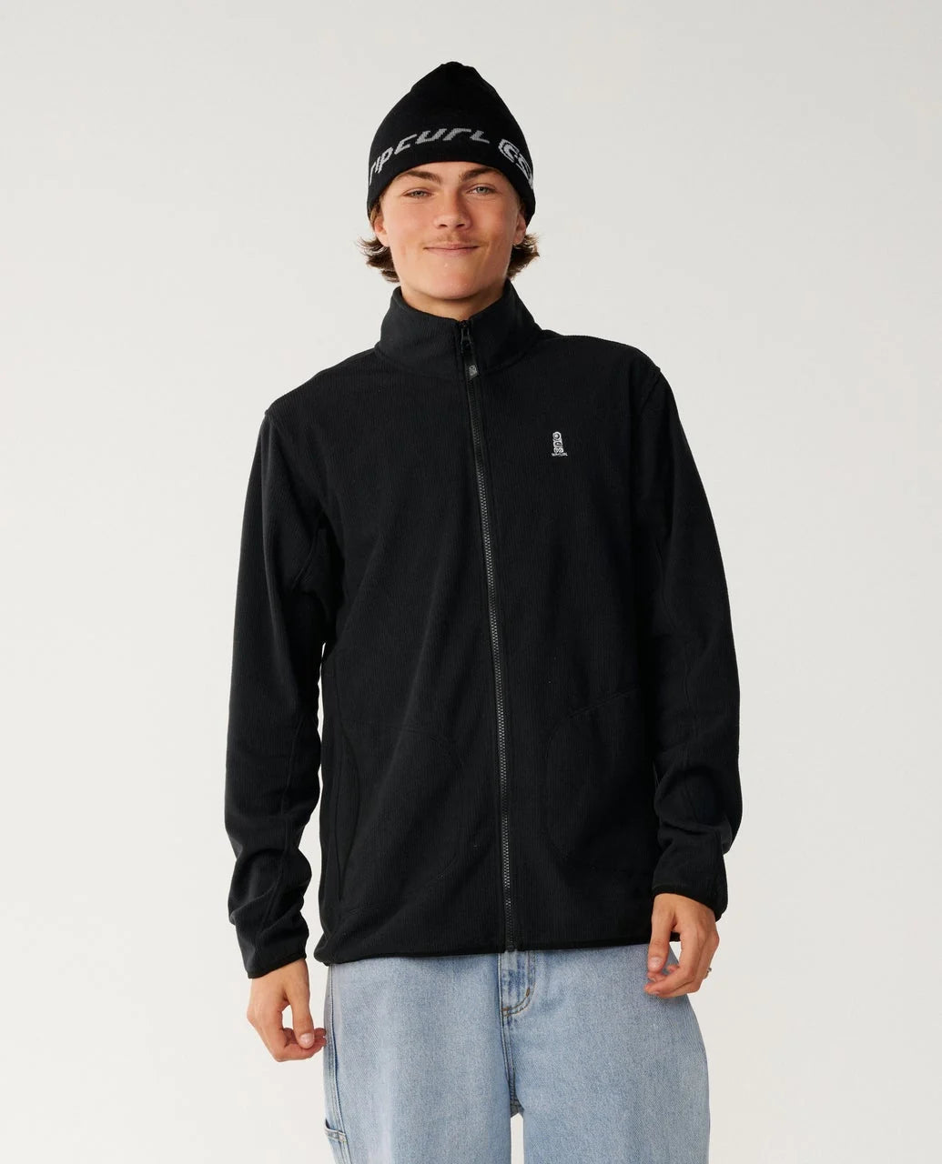 Rip Curl Men's Search Series Polar Zip Thru Crew Fleece