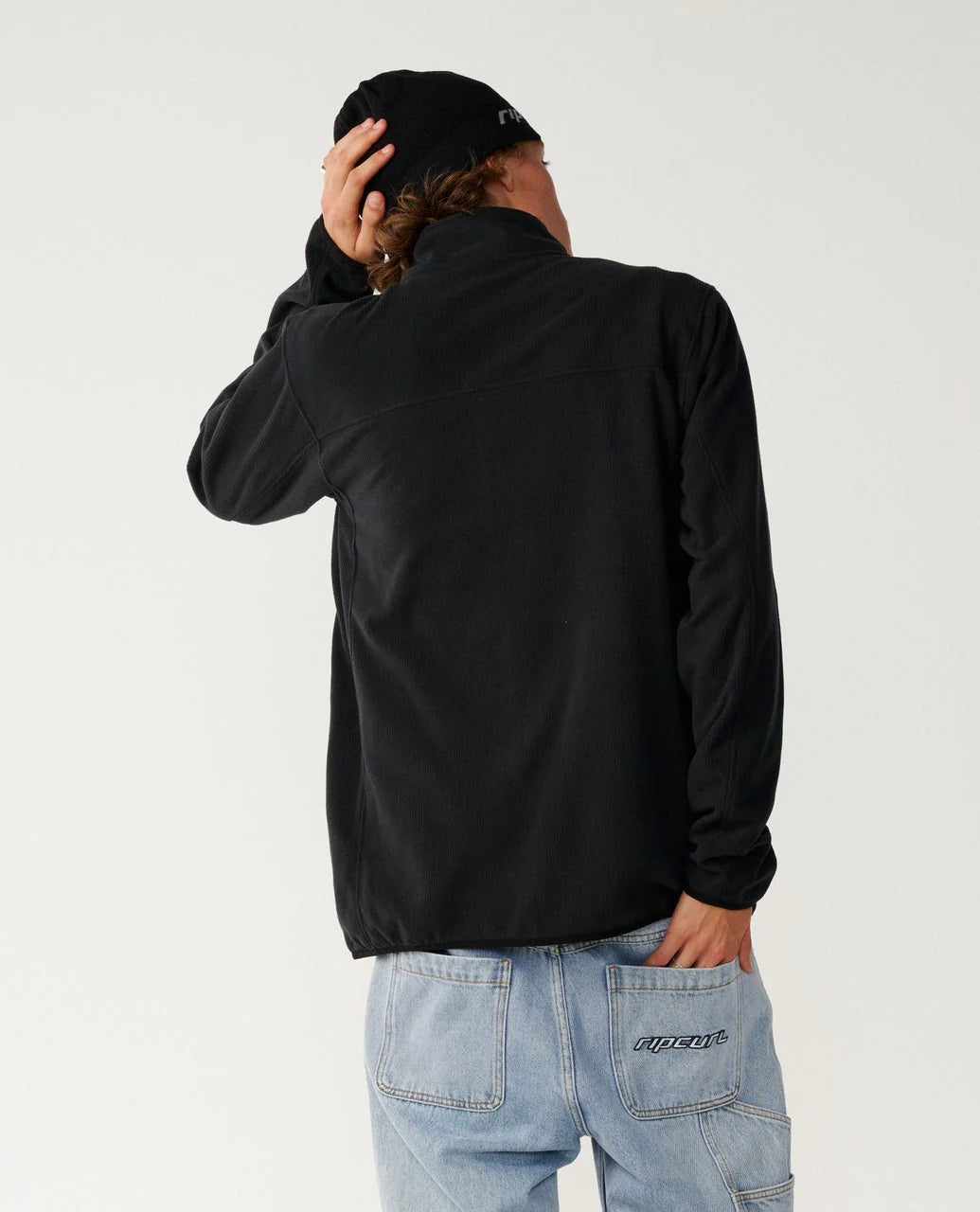 Rip Curl Men's Search Series Polar Zip Thru Crew Fleece