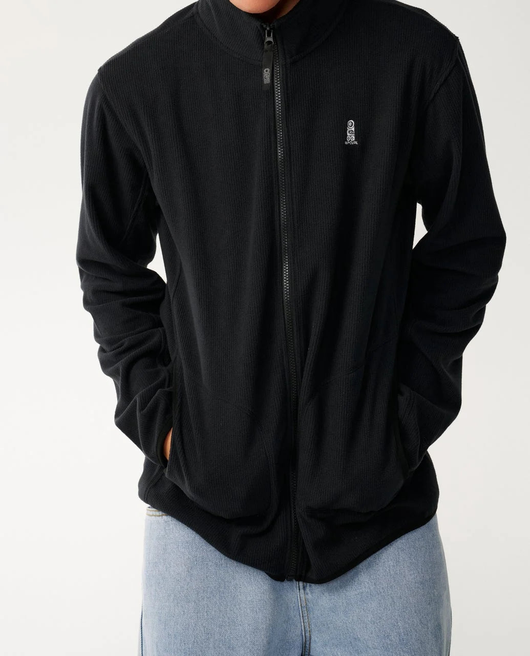Rip Curl Men's Search Series Polar Zip Thru Crew Fleece