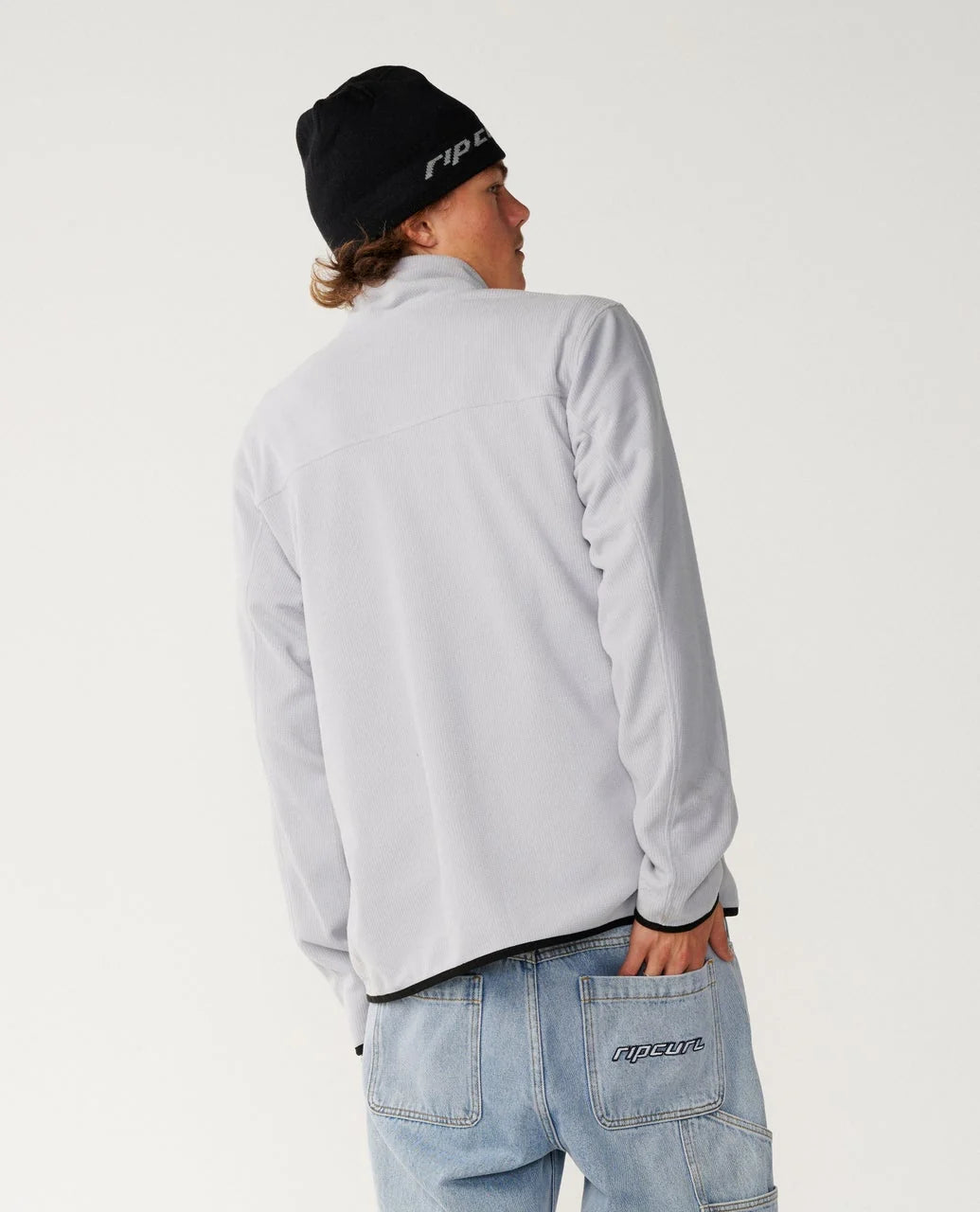 Rip Curl Men's Search Series Polar Zip Thru Crew Fleece