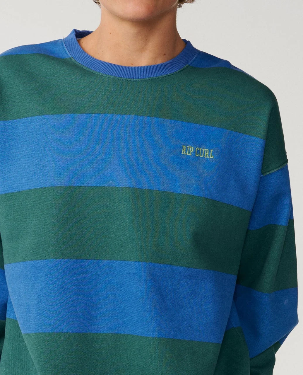 Rip Curl Men's Disorder Stripe Crew Fleece