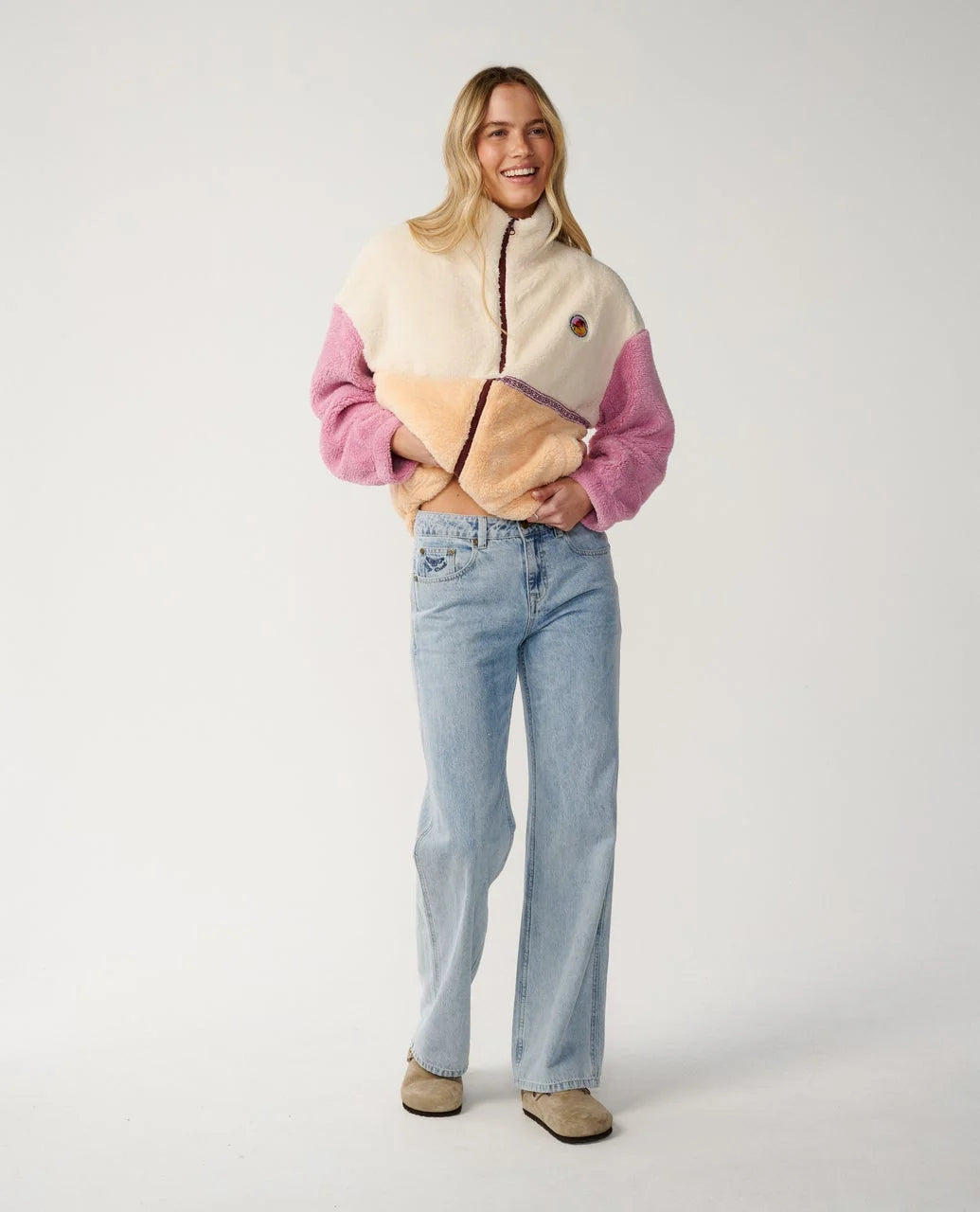 Rip Curl Women's Surf Revival Heritage Zip Through Polar Fleece