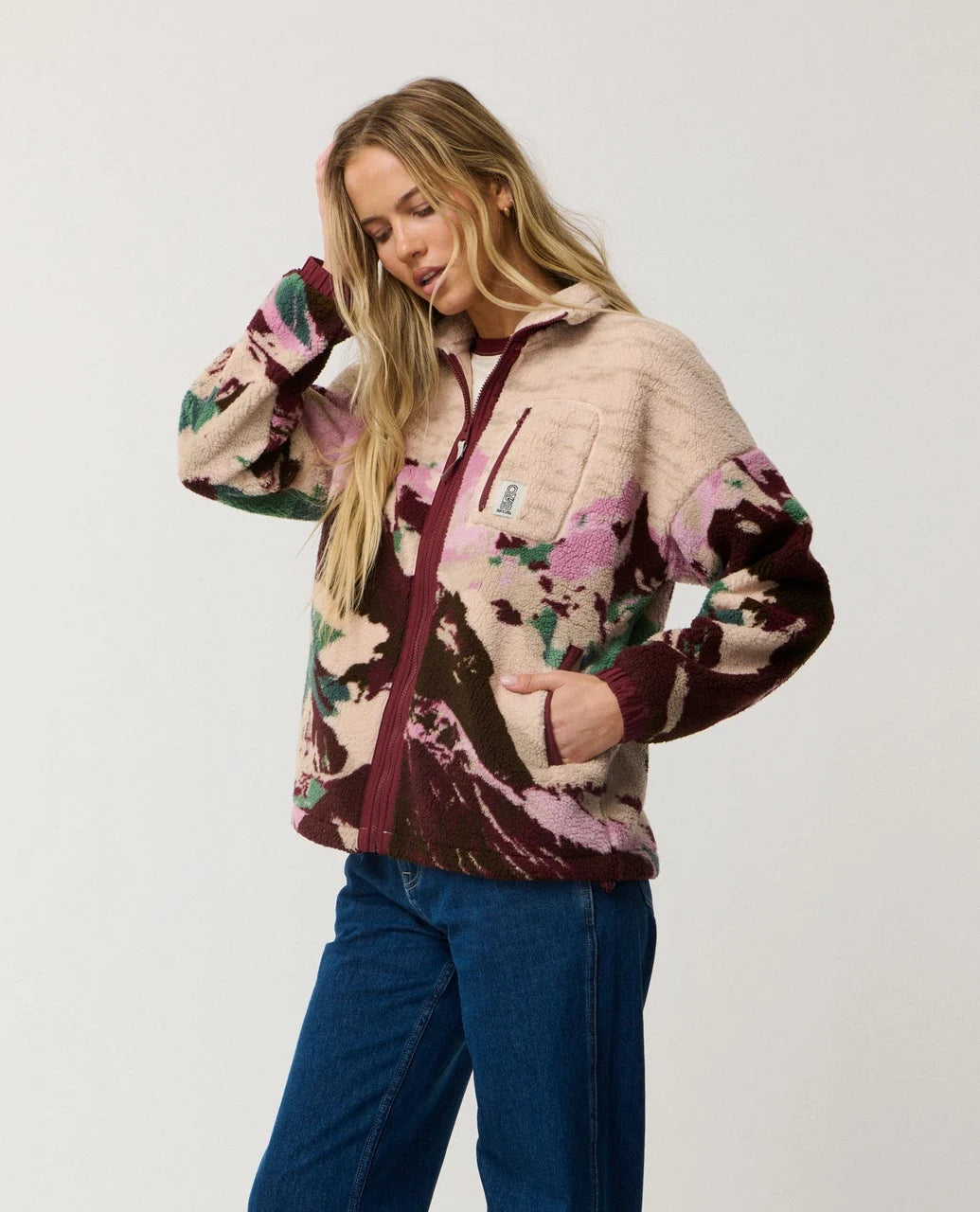 Rip Curl Women's Search Series Bonded Zip Through Polar Fleece