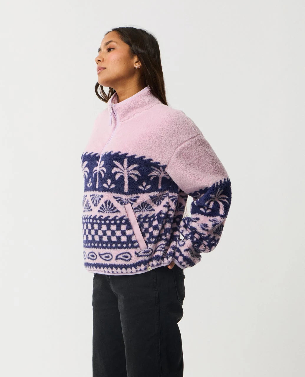 Rip Curl Women's Bossa Nova 1/4 Zip Polar Fleece