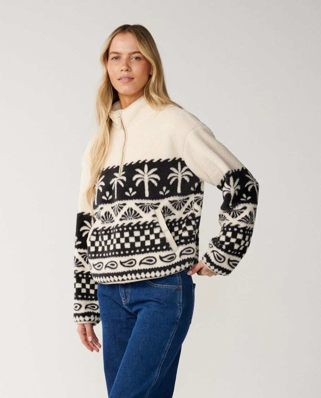 Rip Curl Women's Bossa Nova 1/4 Zip Polar Fleece