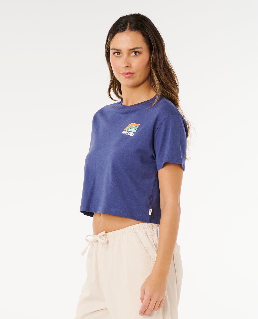 Rip Curl Women's Surf Side Cropped Tee | Rip Curl | Portwest - The Outdoor Shop
