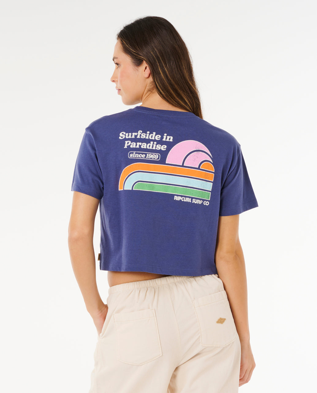 Rip Curl Women's Surf Side Cropped Tee | Rip Curl | Portwest - The Outdoor Shop