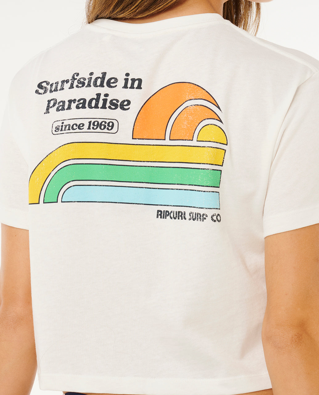 Rip Curl Women's Surf Side Cropped Tee | Rip Curl | Portwest - The Outdoor Shop