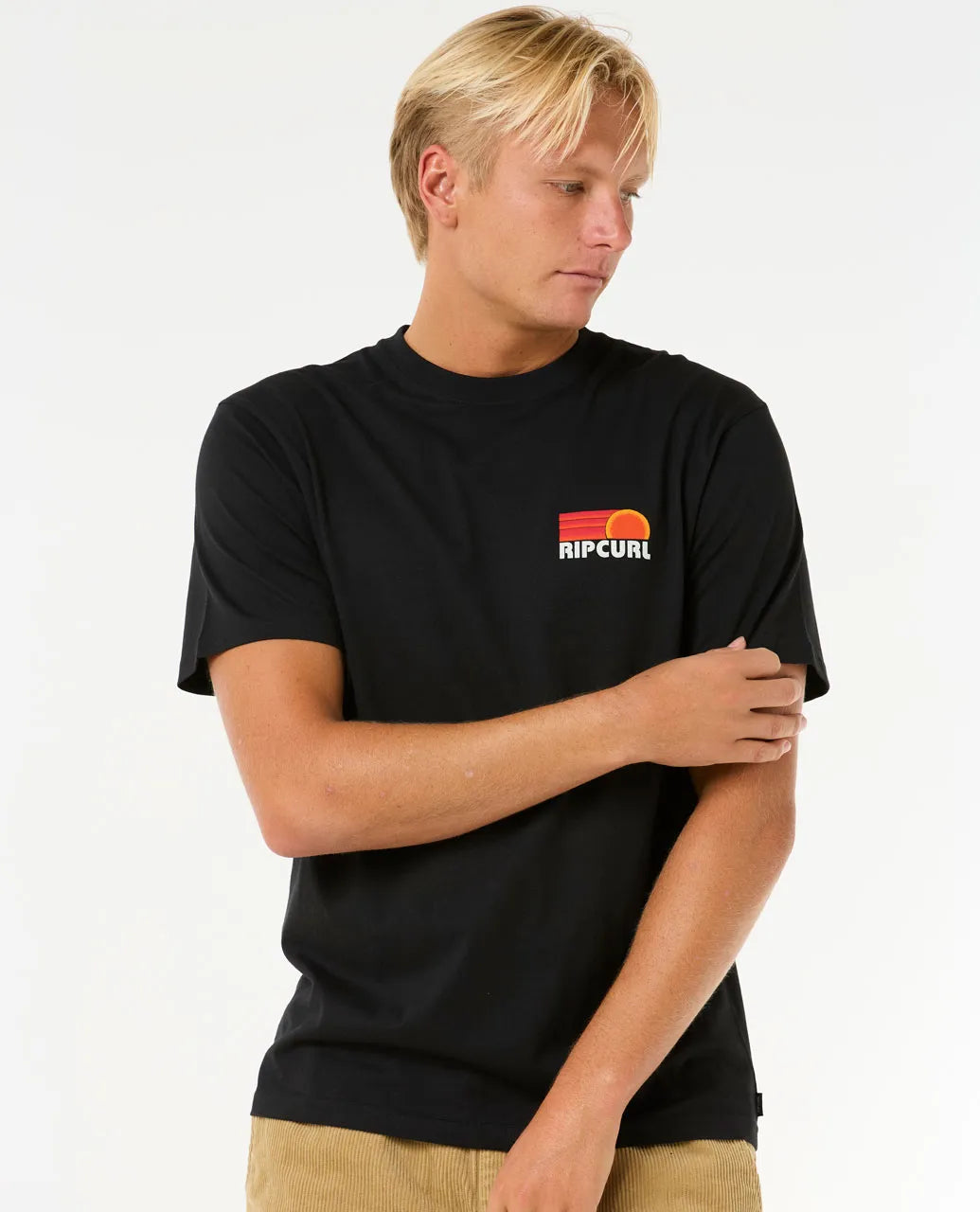 Rip Curl Men's Surf Revival Stacked Tee | Rip Curl | Portwest - The Outdoor Shop