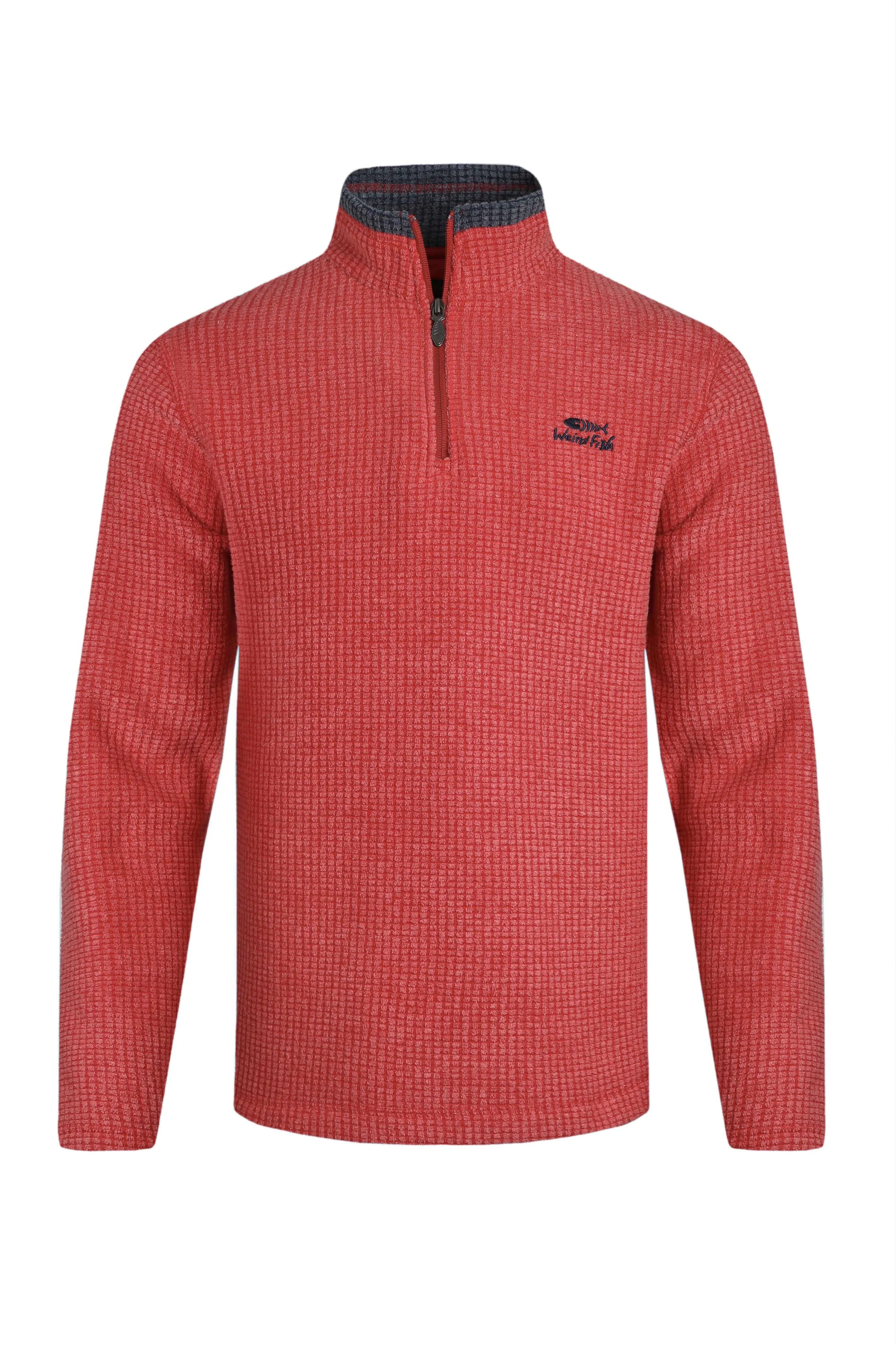 Men's Newark Eco 1/4 Zip Grid Fleece | Weird Fish | Portwest - The Outdoor Shop