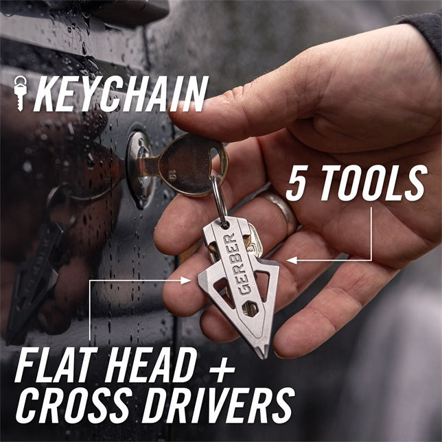 Gerber Broadhead Keychain Multitool | Gerber | Portwest - The Outdoor Shop