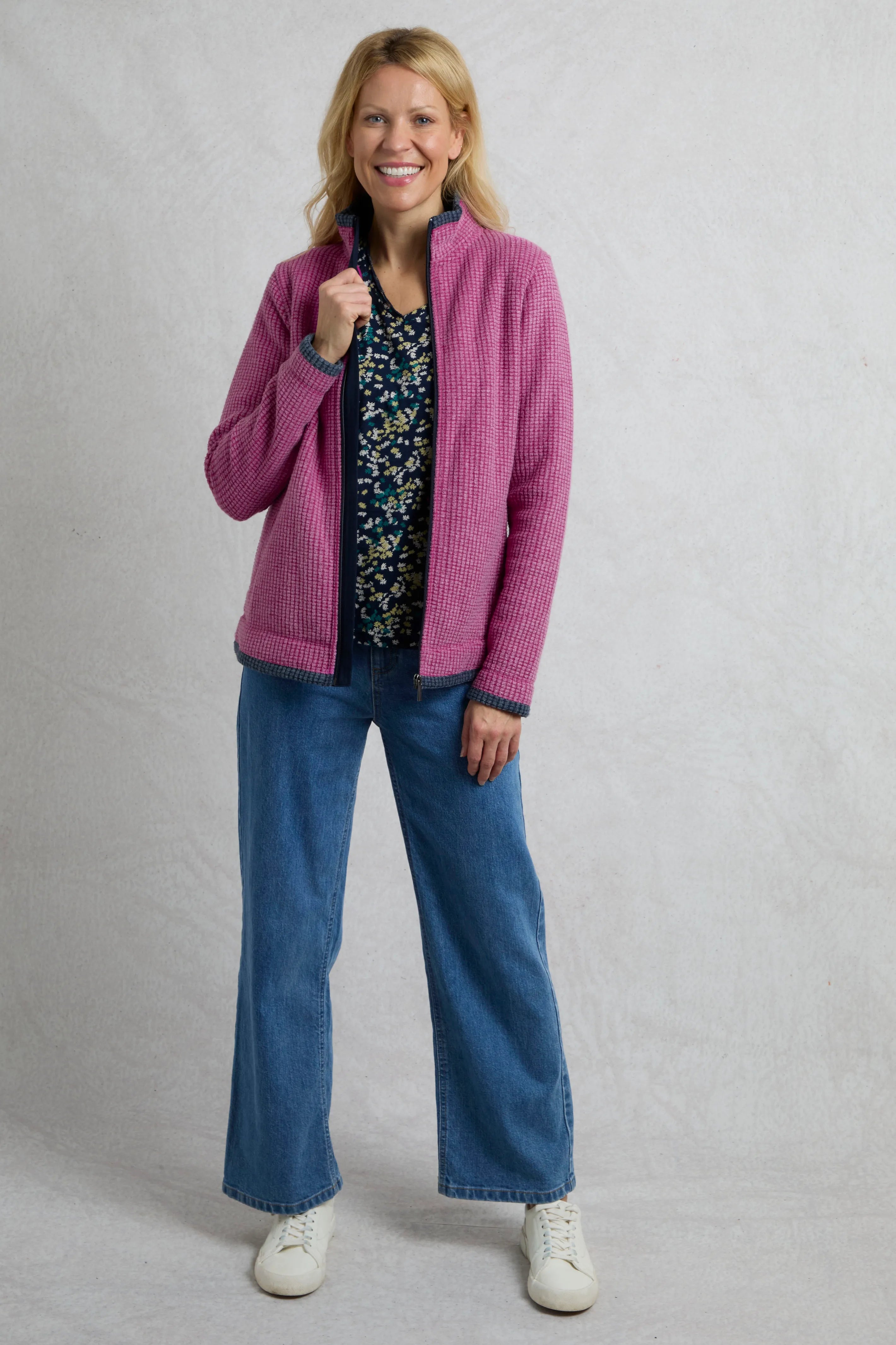 Women's Ariana Eco Full Zip Grid Fleece | Weird Fish | Portwest - The Outdoor Shop