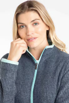 Weirdfish Women's Ariana Eco Full Zip Grid Fleece | Weird Fish | Portwest - The Outdoor Shop