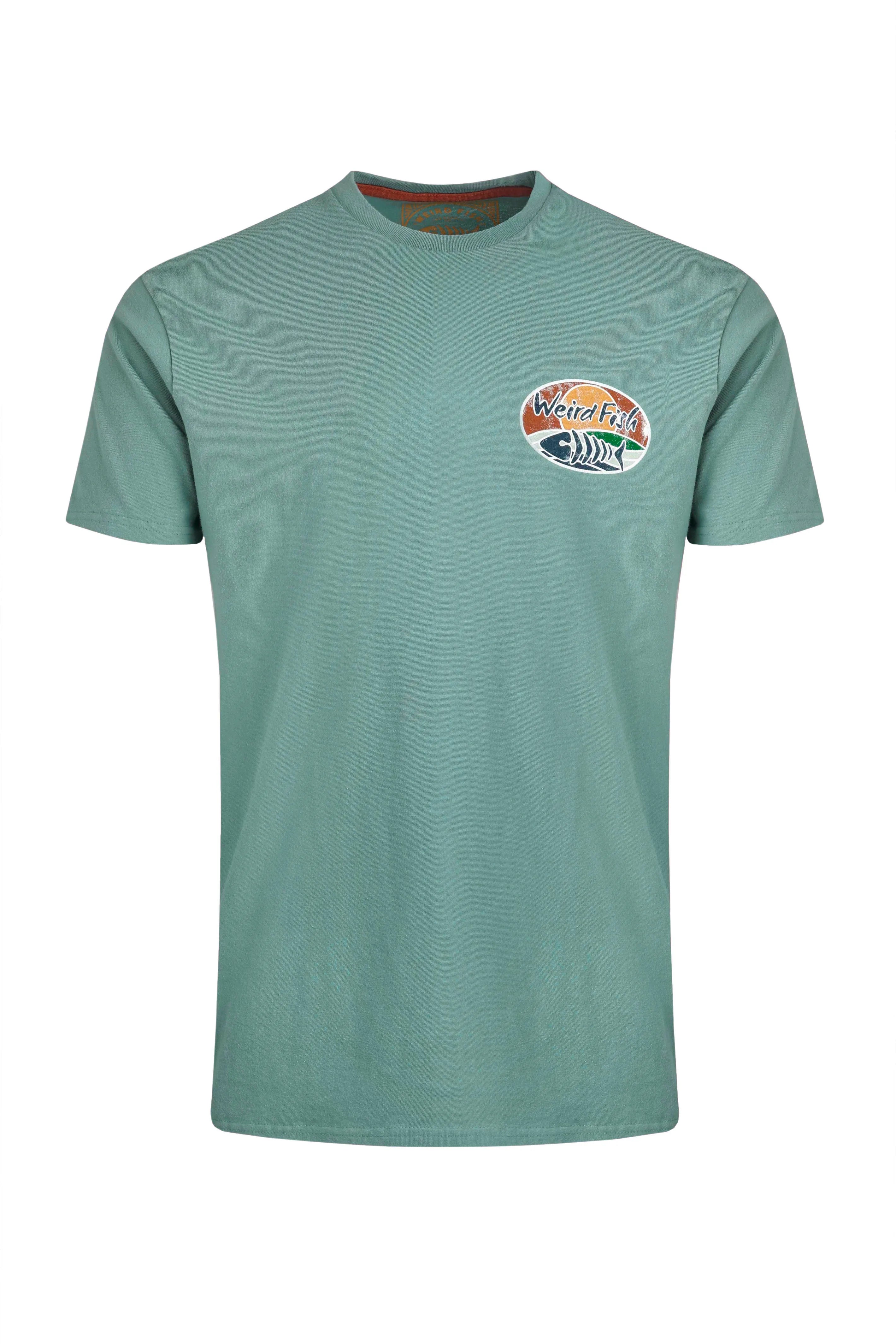 Men's Land and Sea Back Print Graphic T-Shirt | Weird Fish | Portwest - The Outdoor Shop
