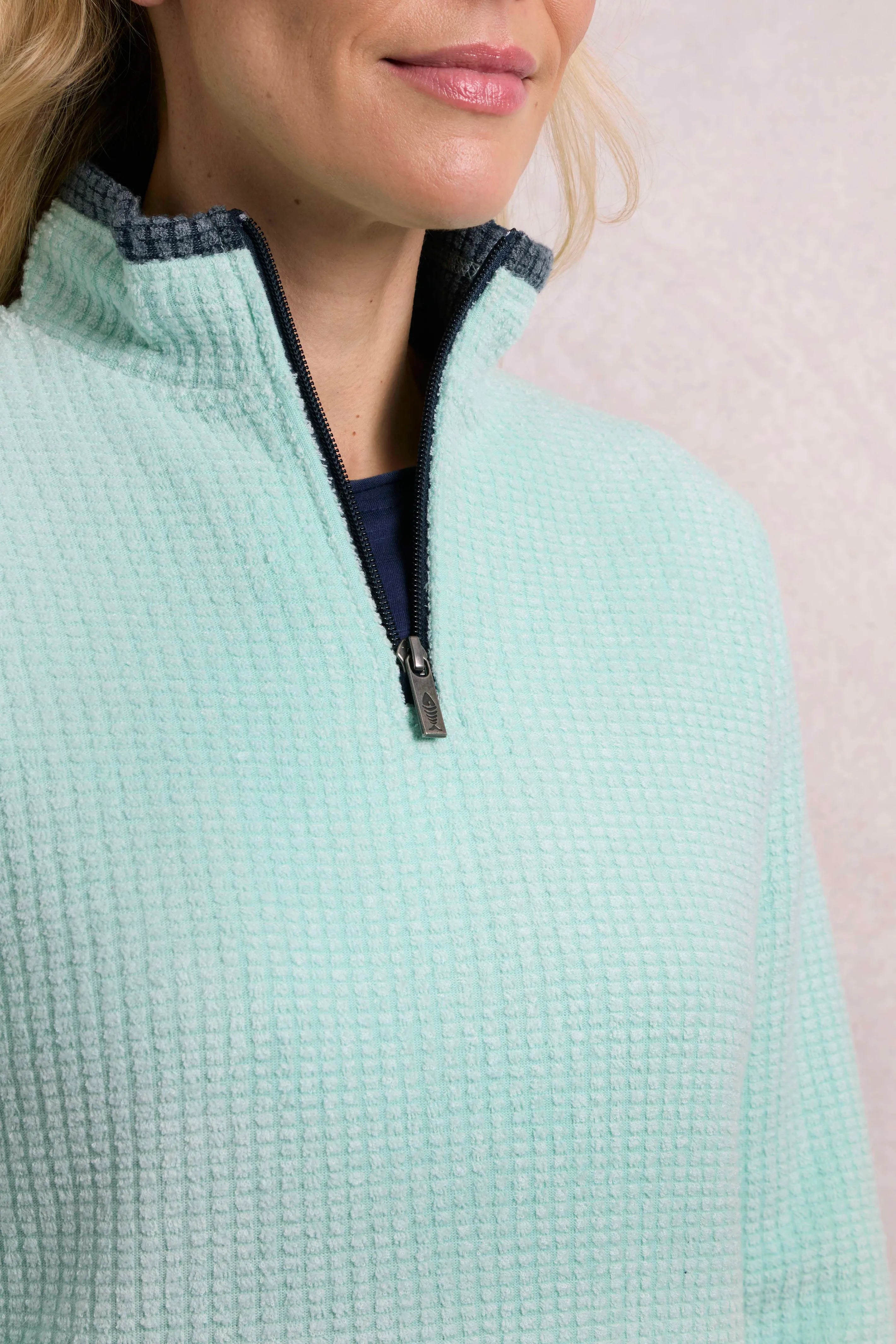 Women's Beye Eco 1/4 Zip Grid Fleece | Weird Fish | Portwest - The Outdoor Shop