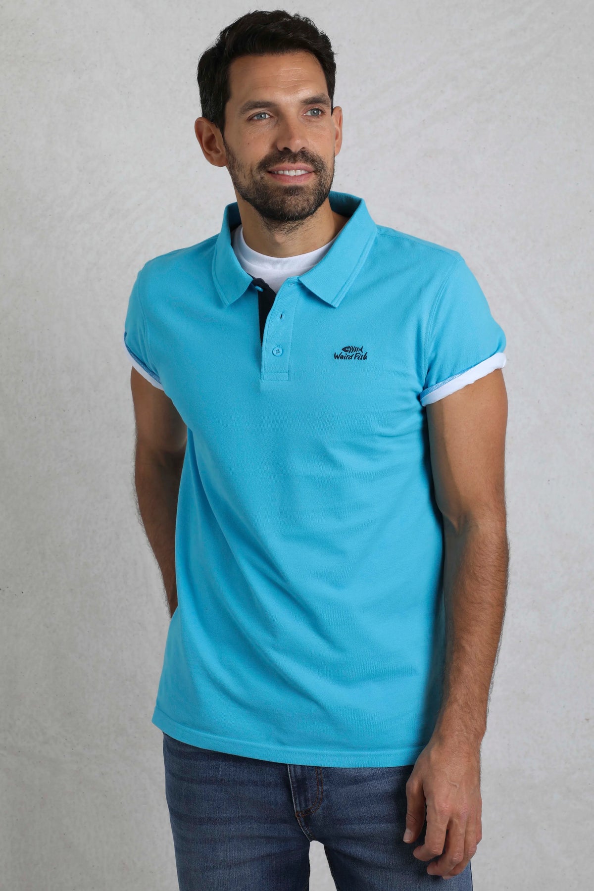 Men's Miles Organic Cotton Pique Polo Shirt | Weird Fish | Portwest - The Outdoor Shop