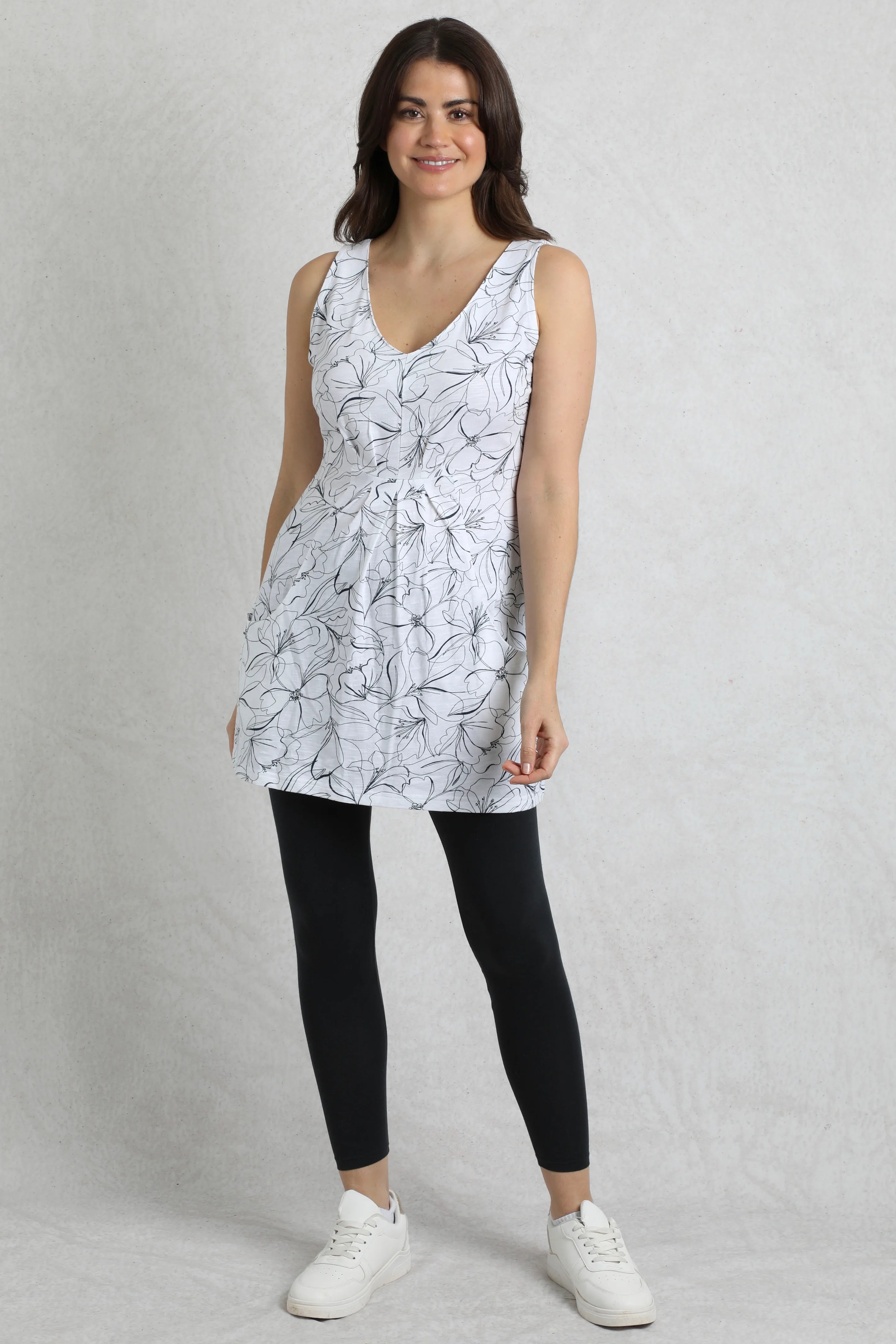 Women's Indus Printed Jersey Tunic | Weird Fish | Portwest - The Outdoor Shop