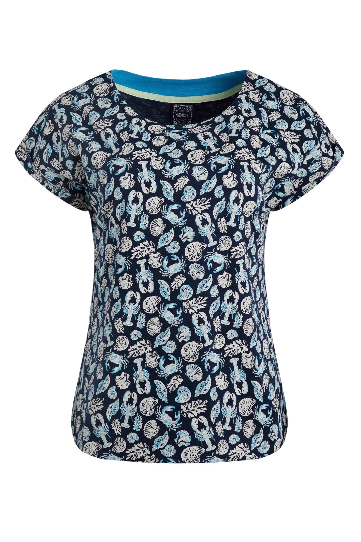 Weirdfish Women's Paw Paw Organic Cotton Printed T-Shirt | Weird Fish | Portwest - The Outdoor Shop