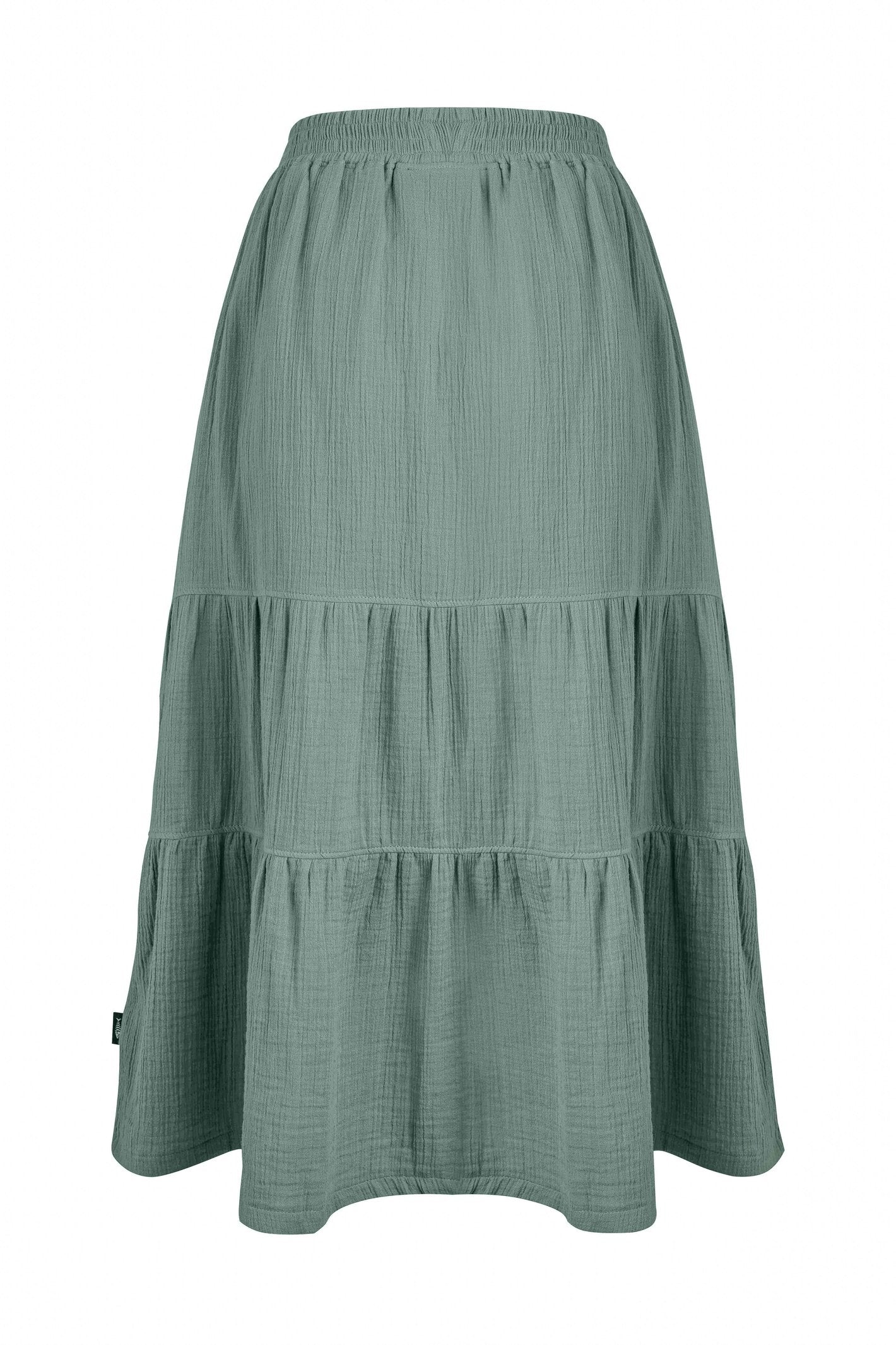 Women's Lathika Organic Cotton Tiered Midi Skirt
