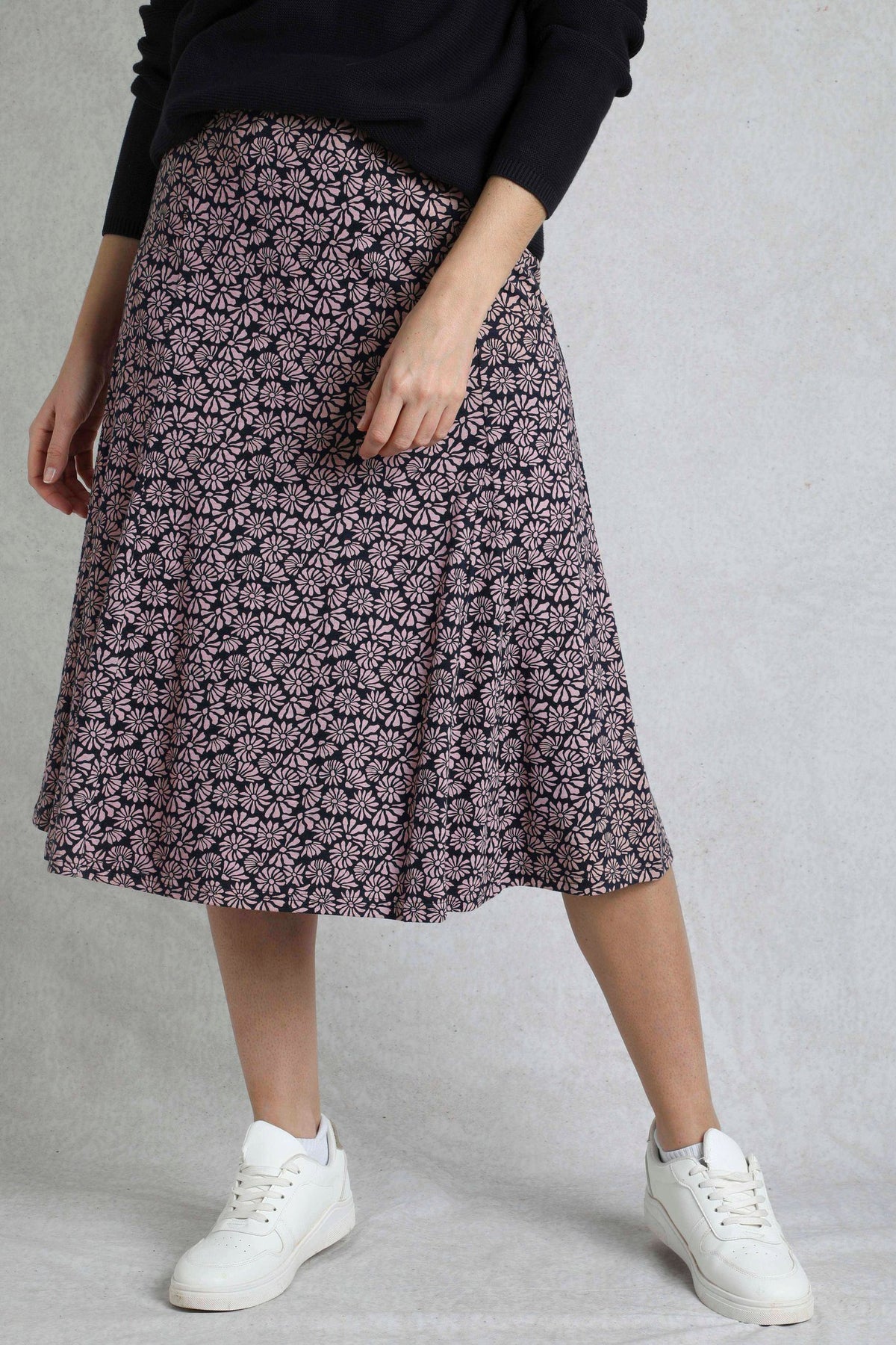 Women's Romaro Printed Jersey Midi Skirt | Weird Fish | Portwest - The Outdoor Shop