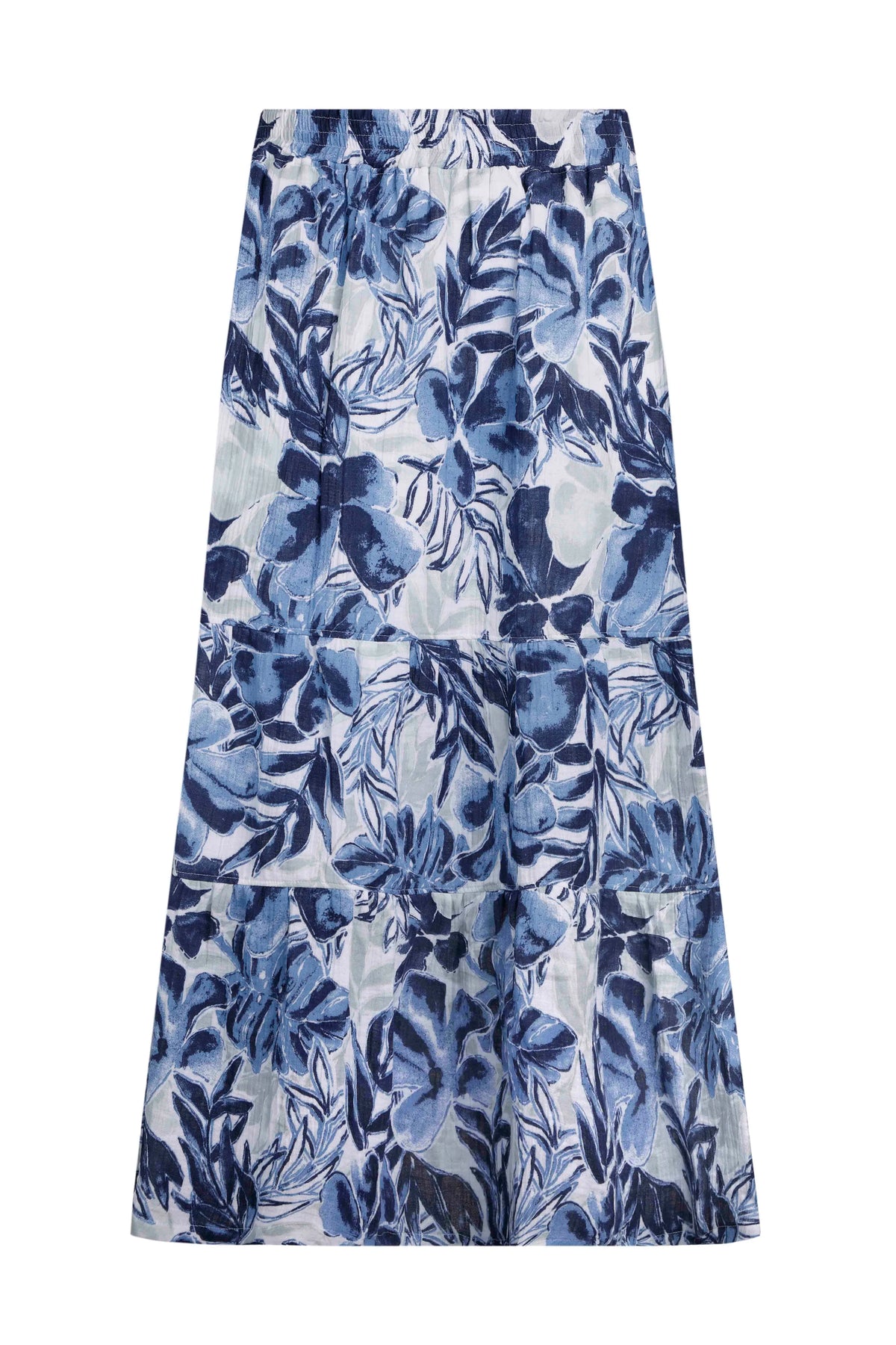 Women's Harini Organic Cotton Double Cloth Printed Midi Skirt | Weird Fish | Portwest - The Outdoor Shop