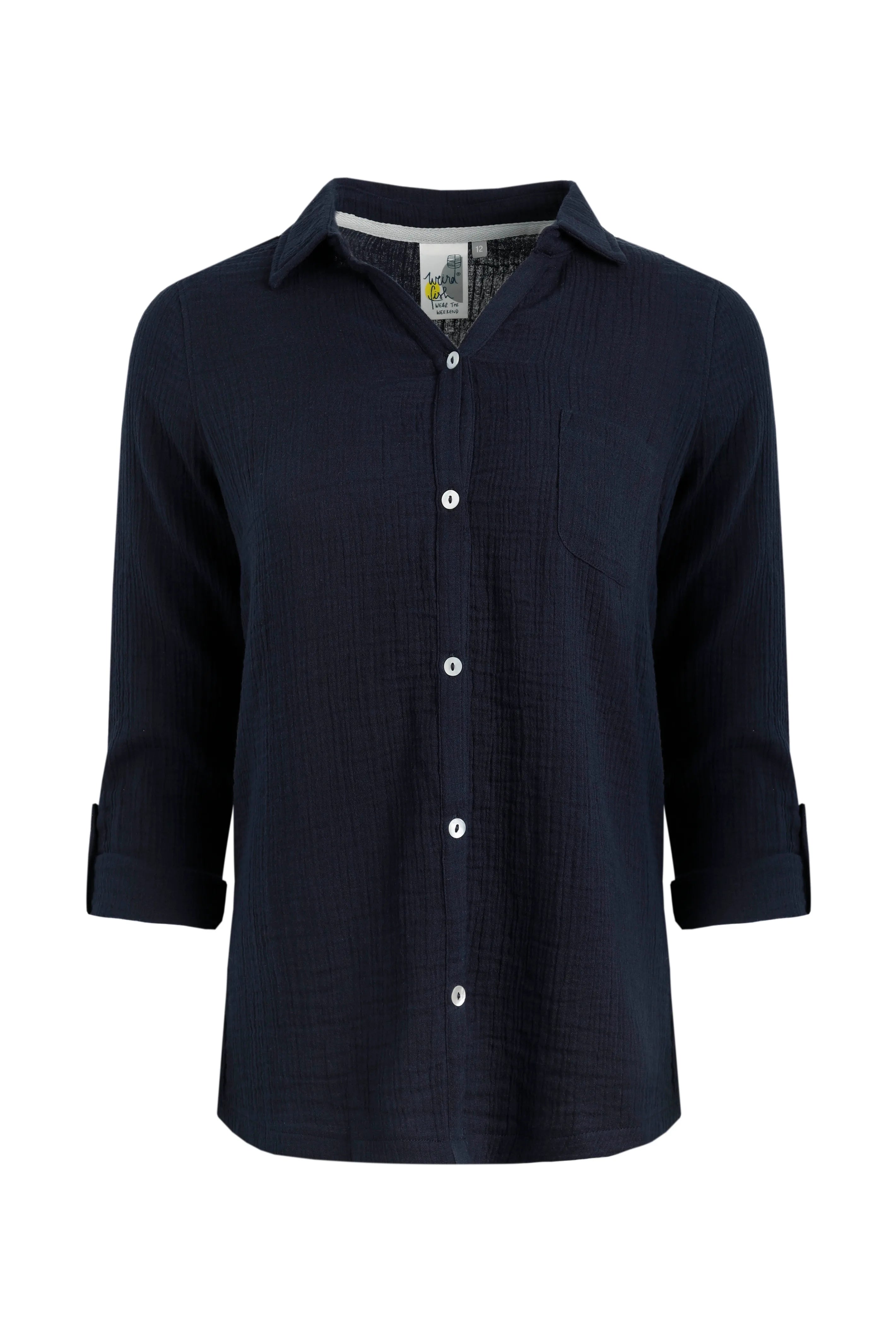 Women's Suria Organic Cotton Double Cloth Shirt | Weird Fish | Portwest - The Outdoor Shop