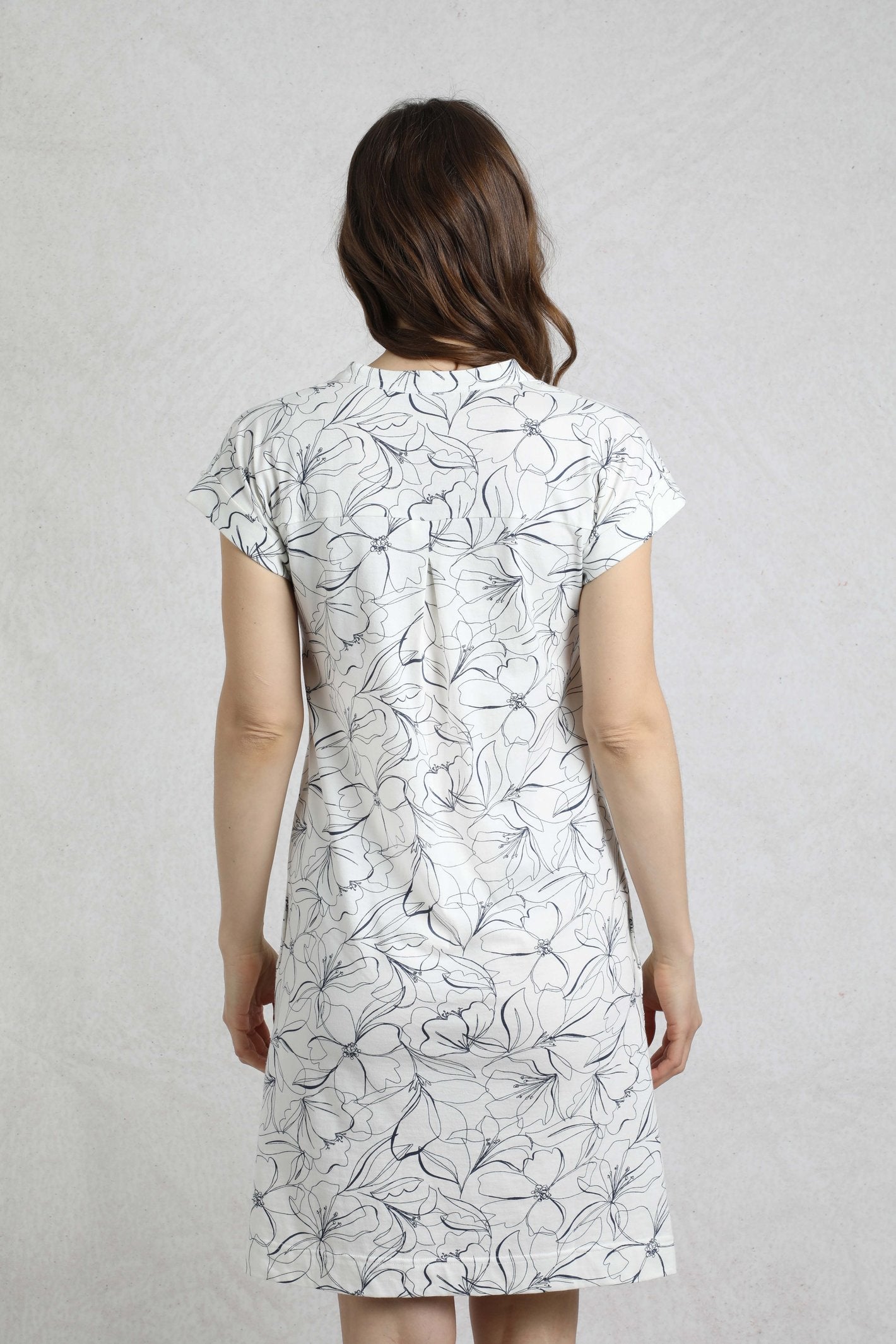 Women's Suffolks Organic Cotton Printed Jersey Dress
