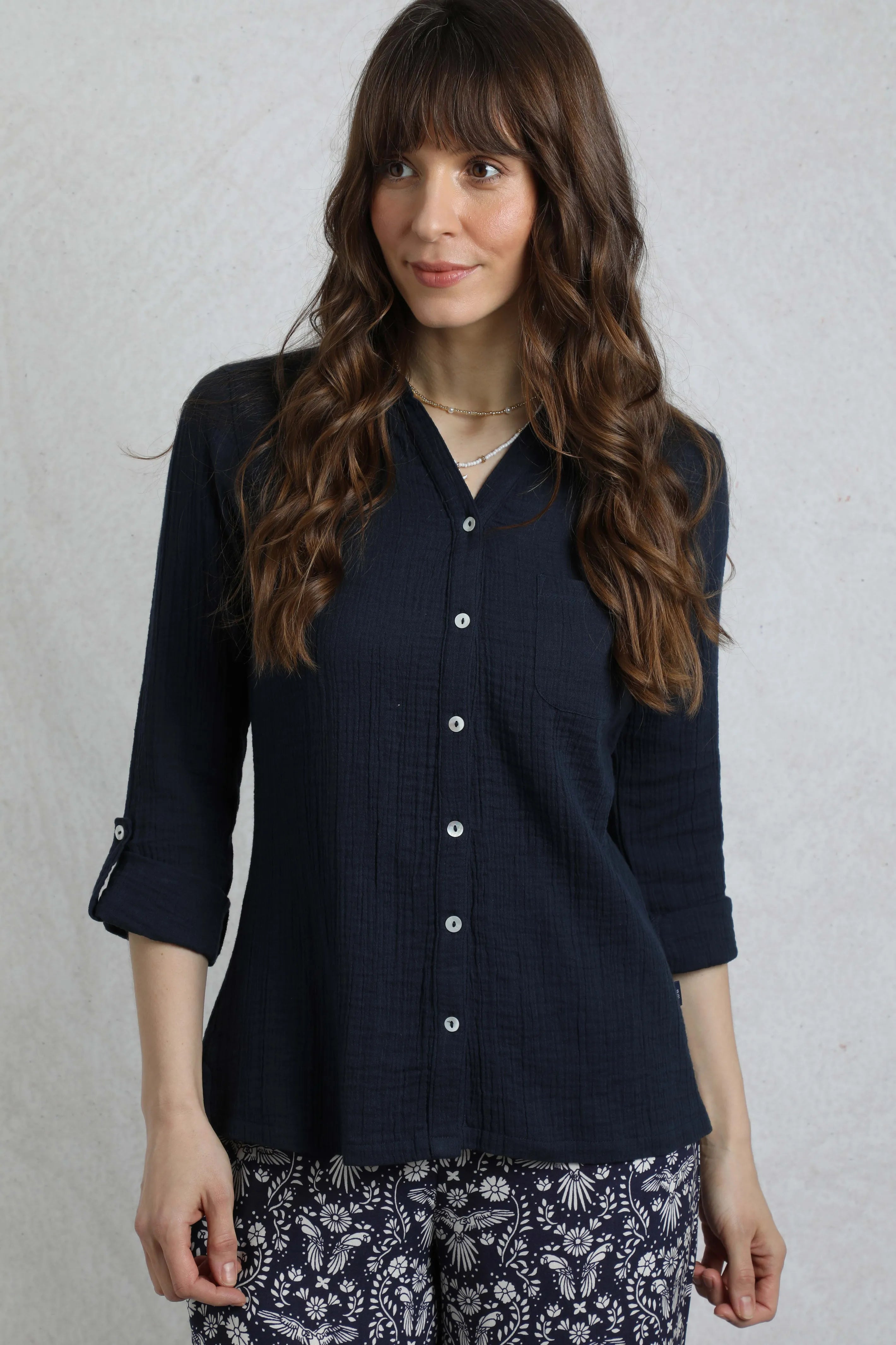 Women's Suria Organic Cotton Double Cloth Shirt | Weird Fish | Portwest - The Outdoor Shop