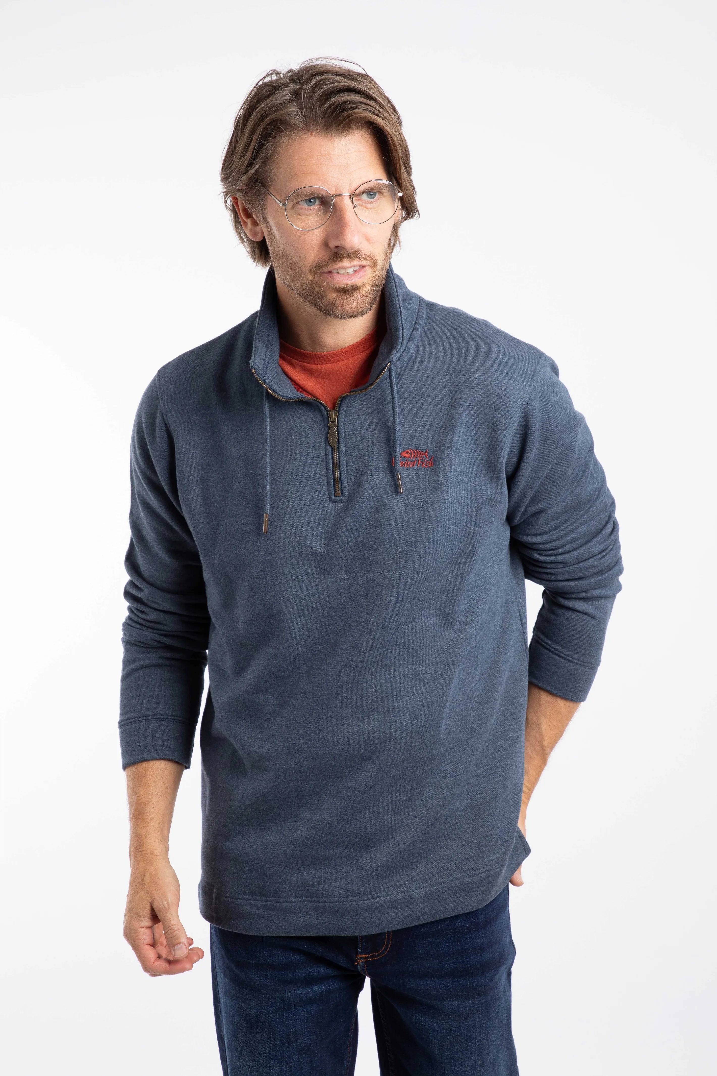 Weirdfish Brampton 1/4 Zip Sweatshirt | Weird Fish | Portwest - The Outdoor Shop