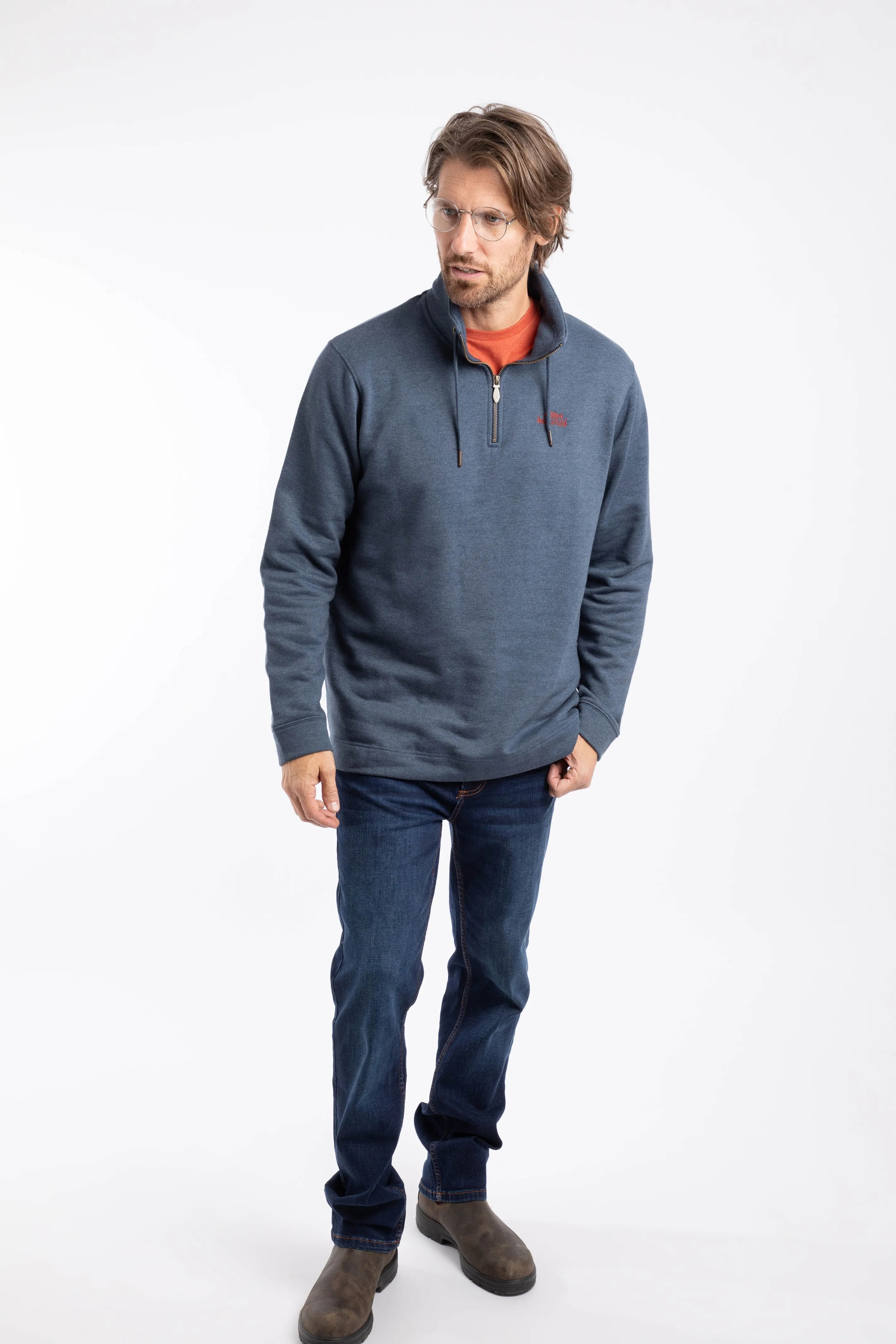 Weirdfish Brampton 1/4 Zip Sweatshirt | Weird Fish | Portwest - The Outdoor Shop