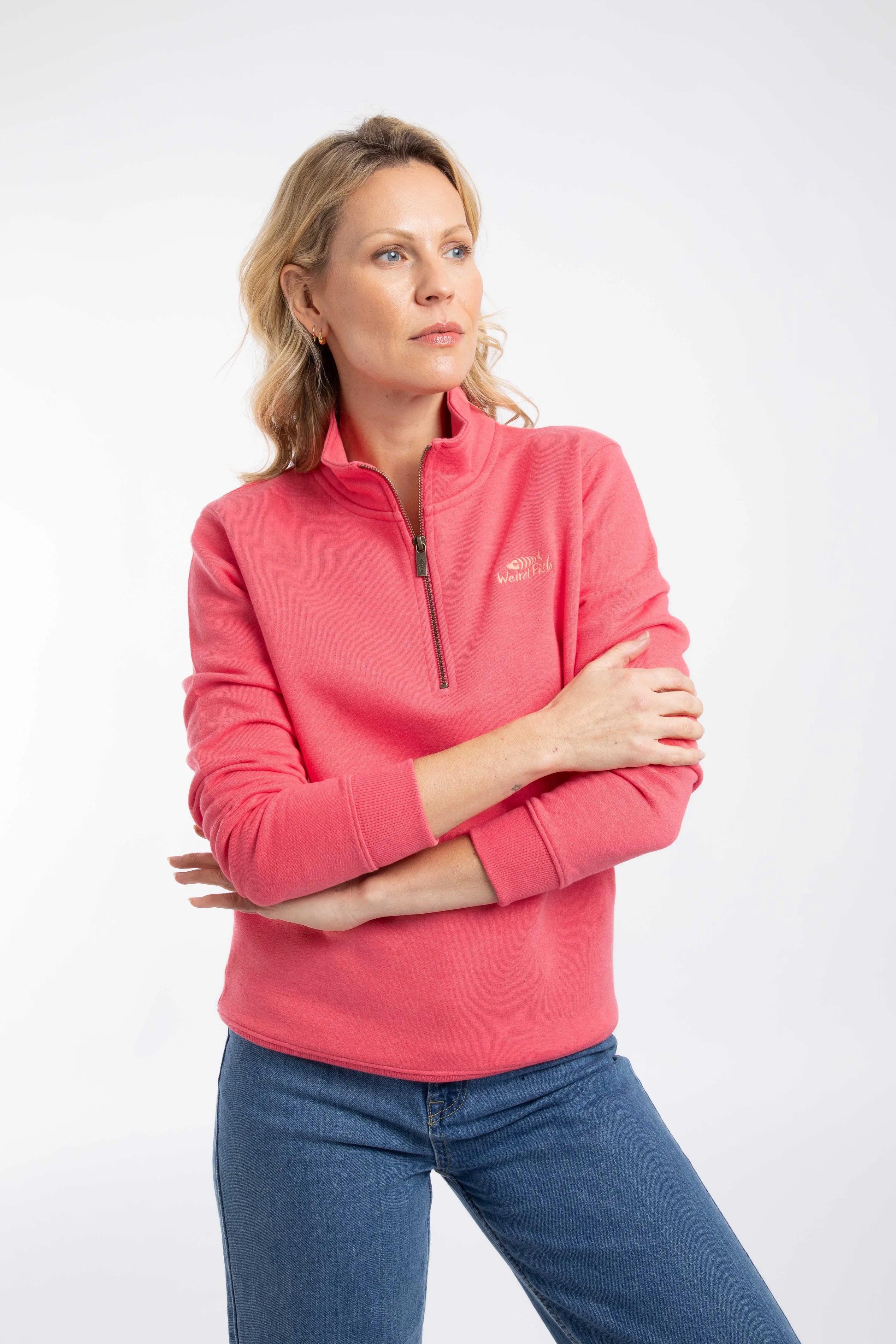 Weirdfish Avery 1/4 Zip Sweatshirt | Weird Fish | Portwest - The Outdoor Shop