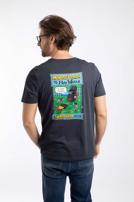 Weirdfish Holy Whale Back Print Artist T-Shirt | WEIRD FISH | Portwest - The Outdoor Shop