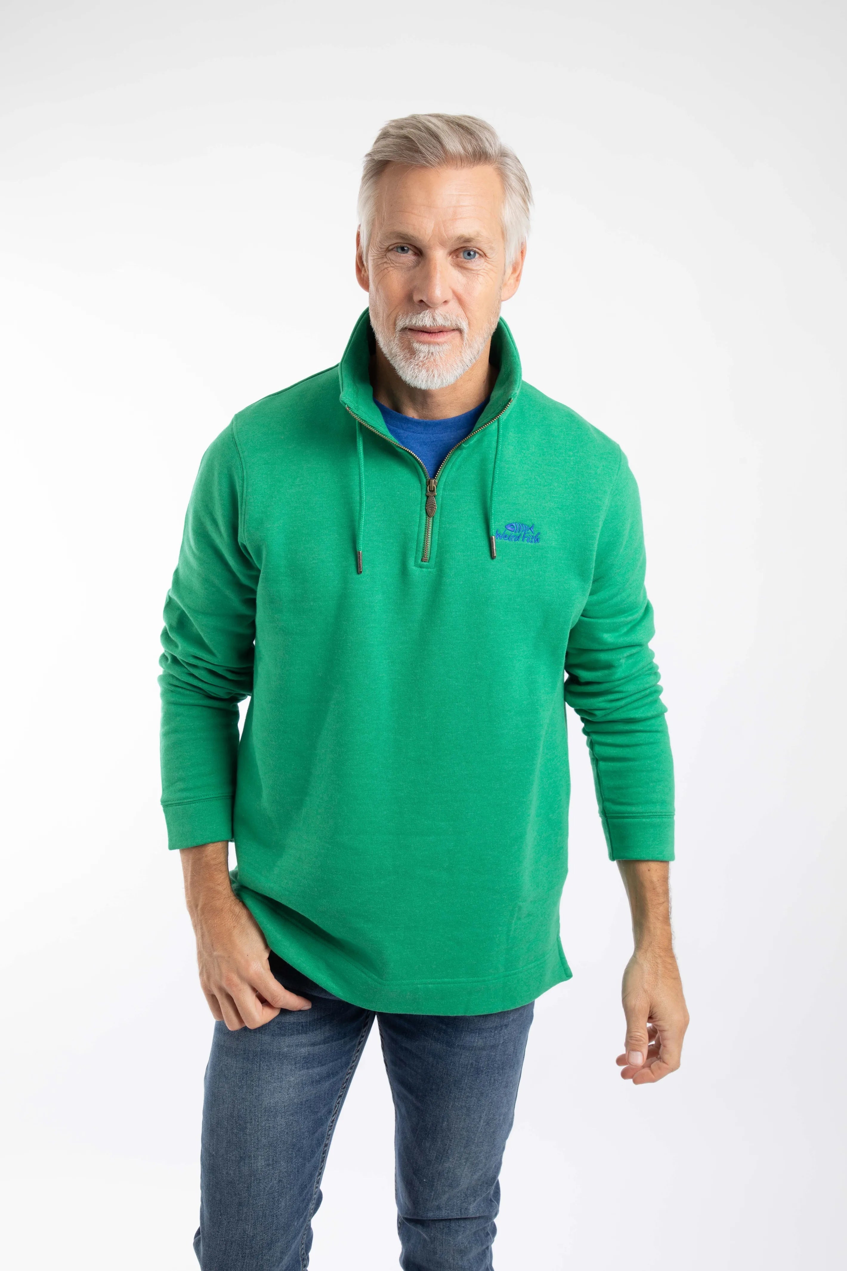 Weirdfish Brampton 1/4 Zip Sweatshirt | Weird Fish | Portwest - The Outdoor Shop