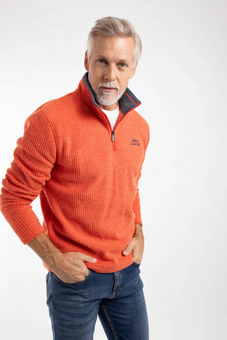 Weridfish Newark 1/4 Zip Grid Fleece | Weird Fish | Portwest - The Outdoor Shop