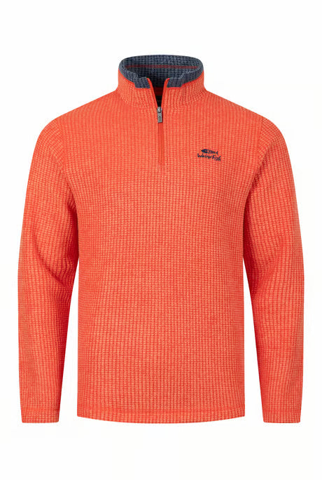 Weridfish Newark 1/4 Zip Grid Fleece | Weird Fish | Portwest - The Outdoor Shop