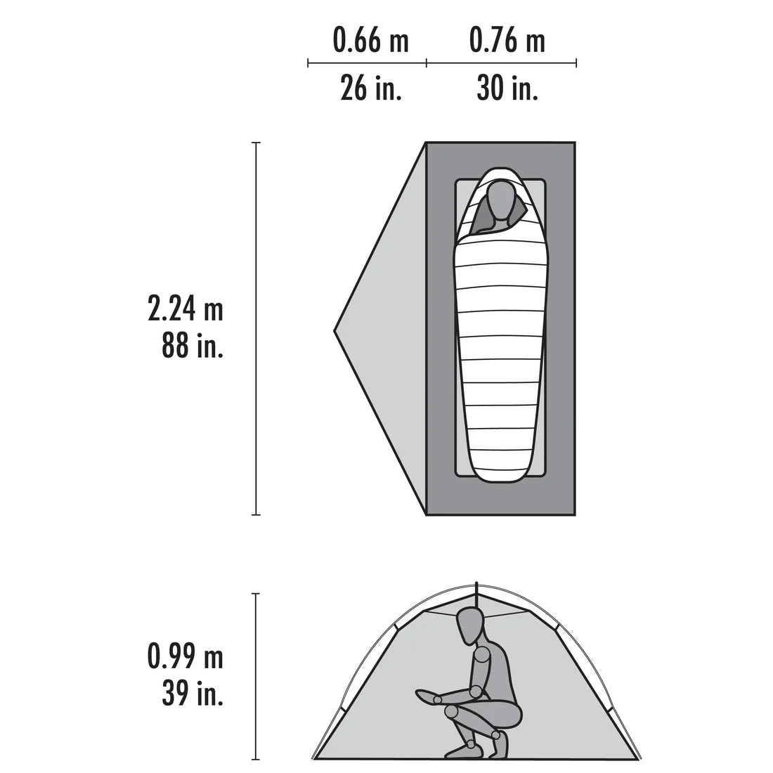 MSR Elixir 1 Backpacking Tent | MSR | Portwest - The Outdoor Shop