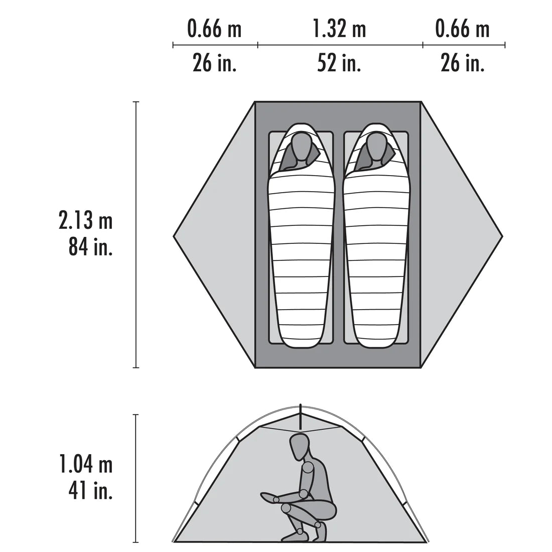 MSR Elixir 2 Backpacking Tent | MSR | Portwest - The Outdoor Shop