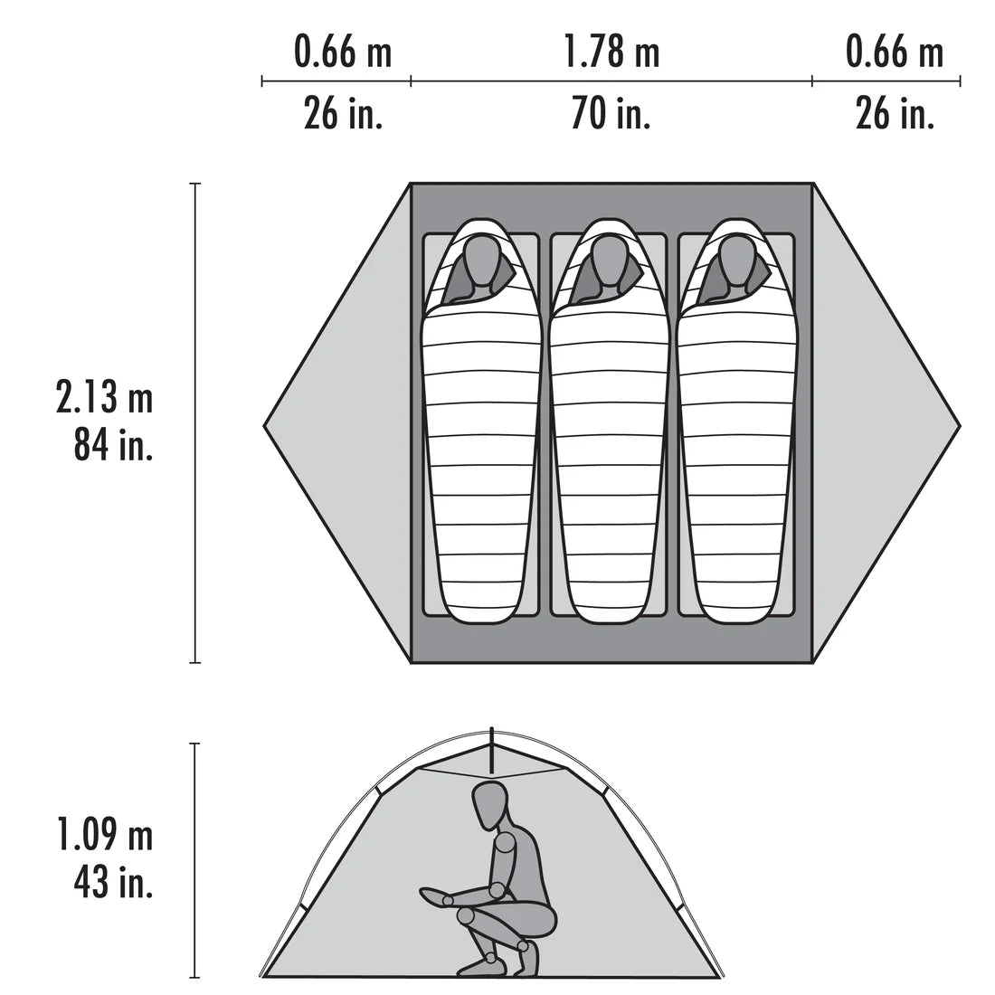 MSR Elixir 3 Backpacking Tent | MSR | Portwest - The Outdoor Shop