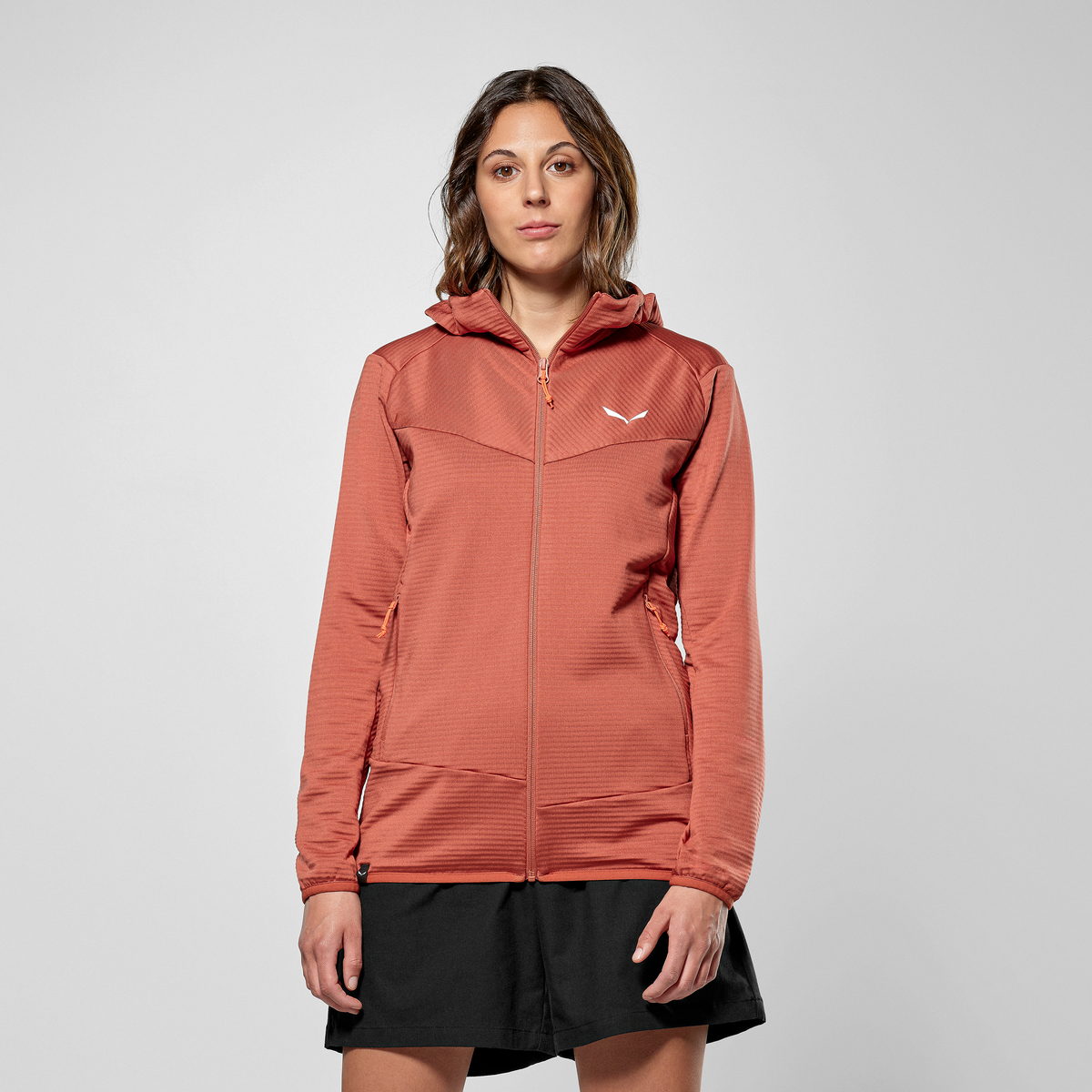 Women's Puez Altavia Polarlite Hooded Full Zip Jacket | Salewa | Portwest - The Outdoor Shop