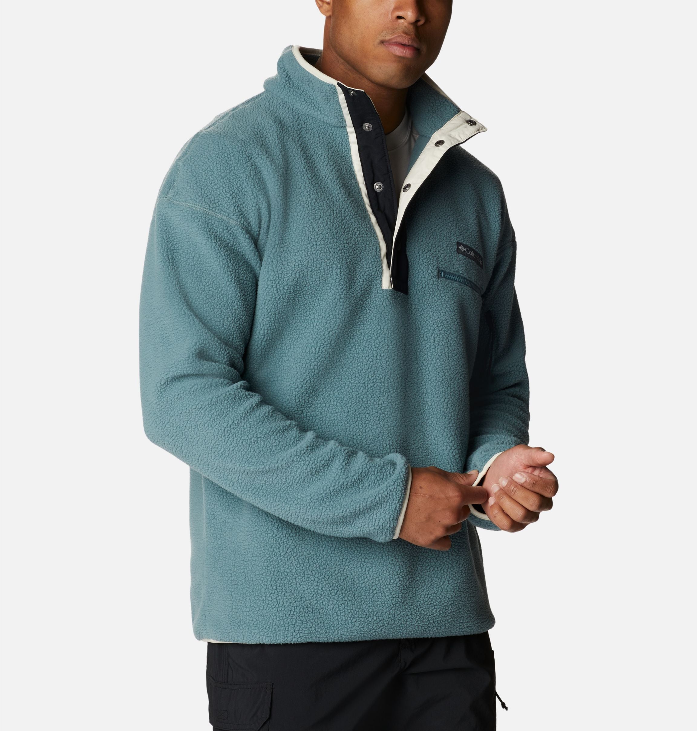 Columbia Helvetia half snap fleece in stone