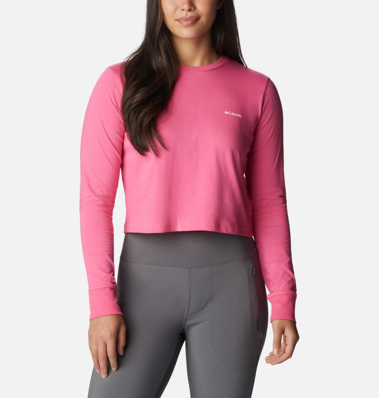 Columbia North Cascades Graphic Cropped Long Sleeve T-Shirt | COLUMBIA | Portwest - The Outdoor Shop