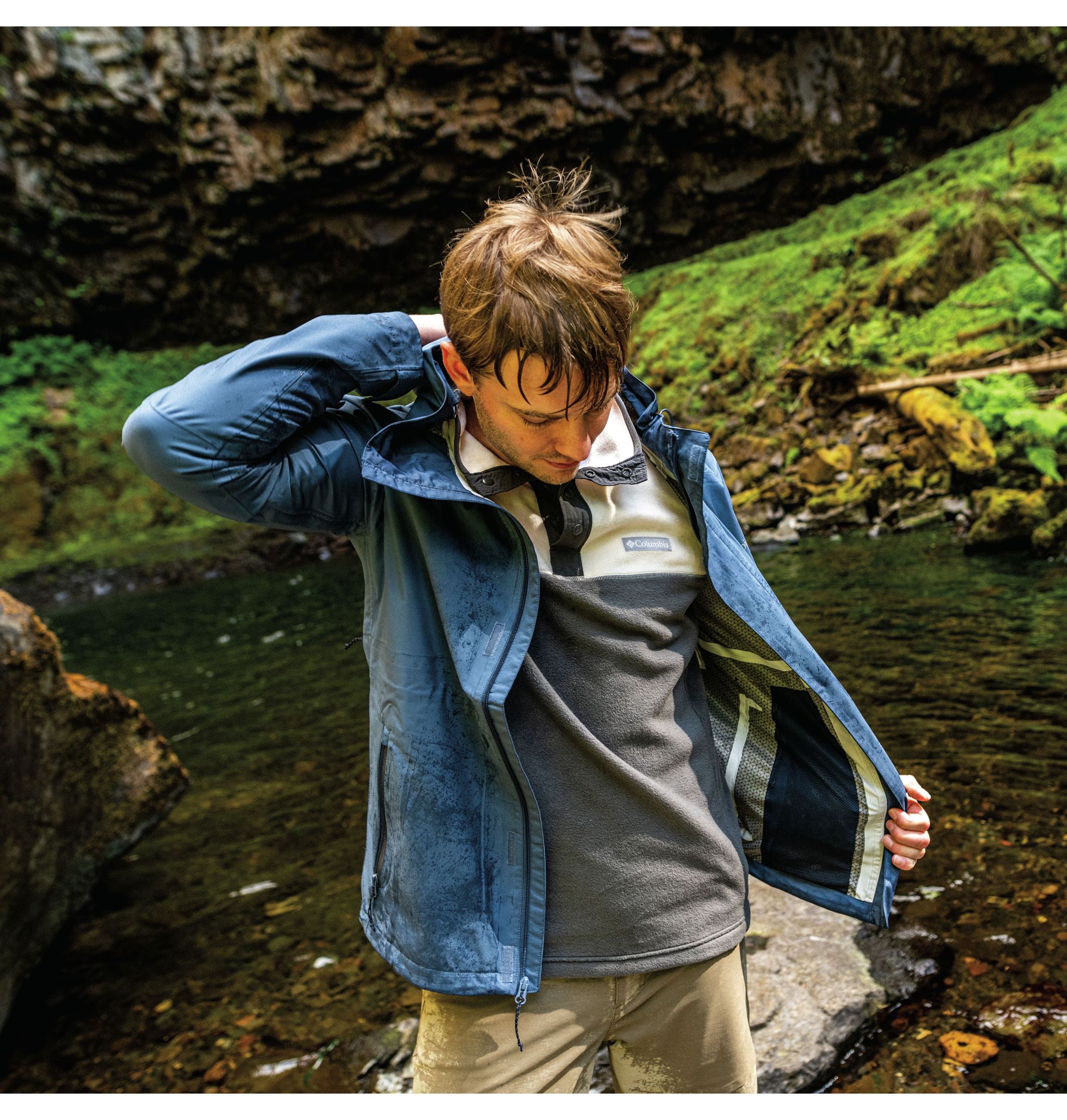 Columbia Men’s Earth Explorer™ Waterproof Shell Jacket | Columbia | Portwest - The Outdoor Shop