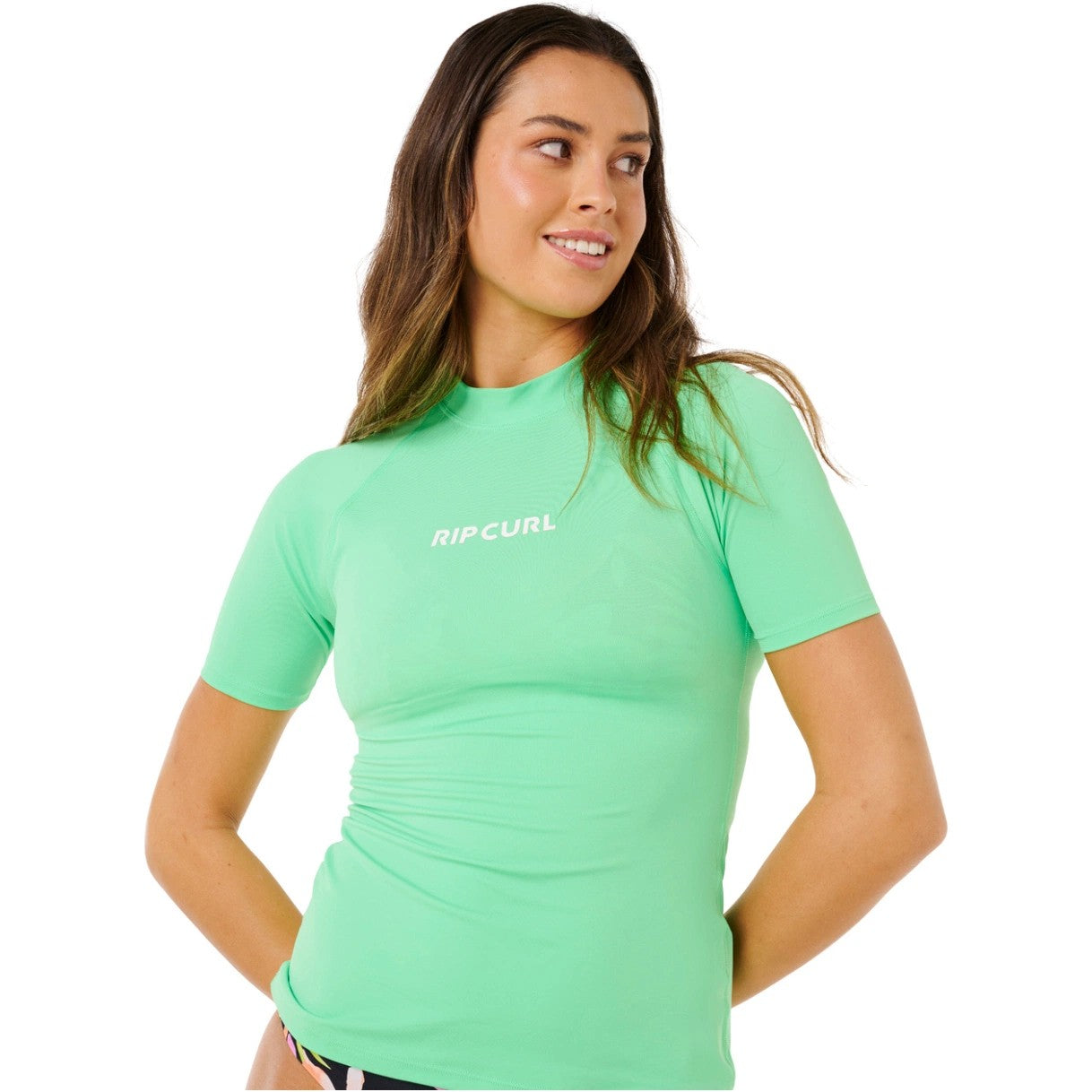 Rip Curl Women's Molokai SS Solid UPF Rashguard | Rip Curl | Portwest - The Outdoor Shop