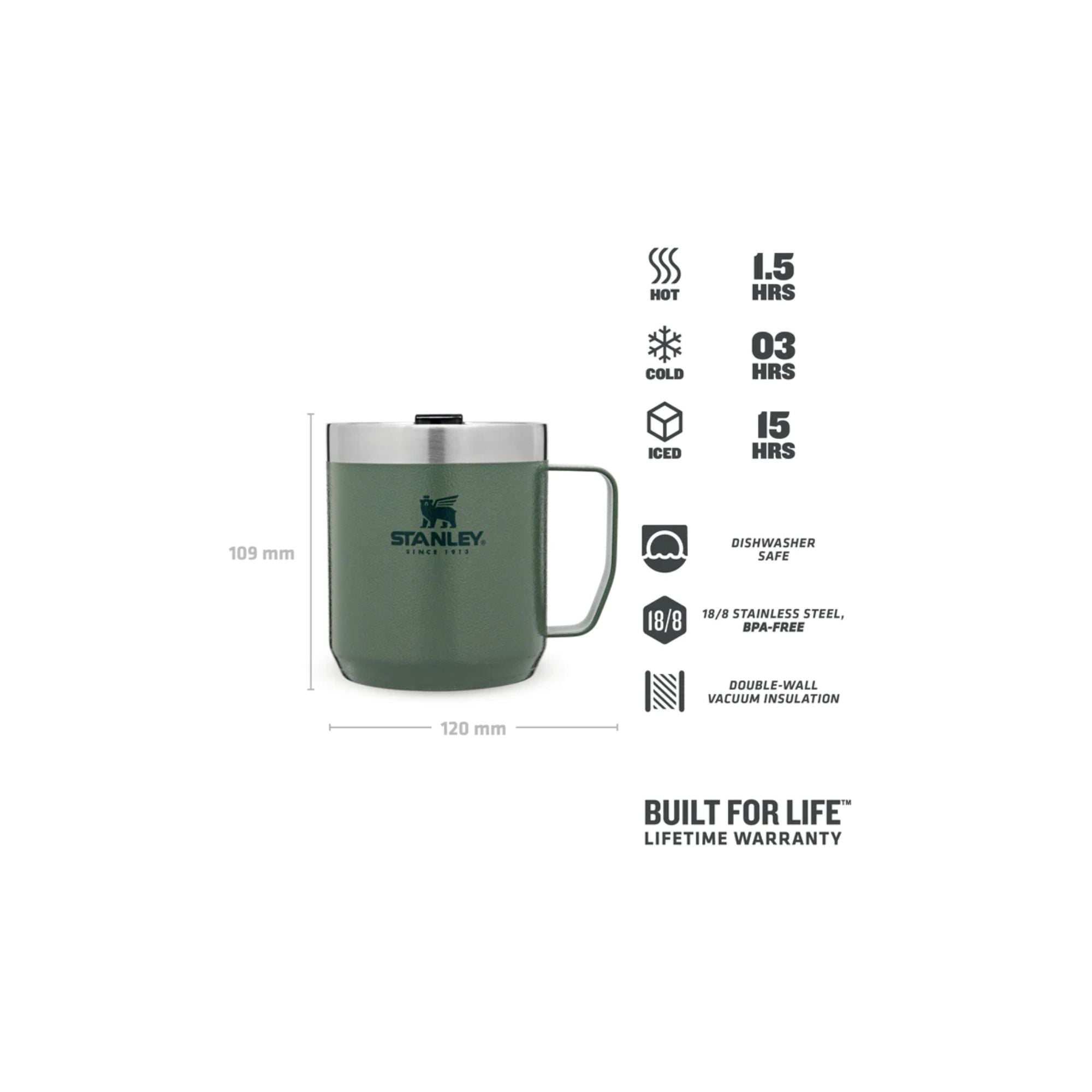 Stanley Legendary Camp Mug | STANLEY | Portwest - The Outdoor Shop