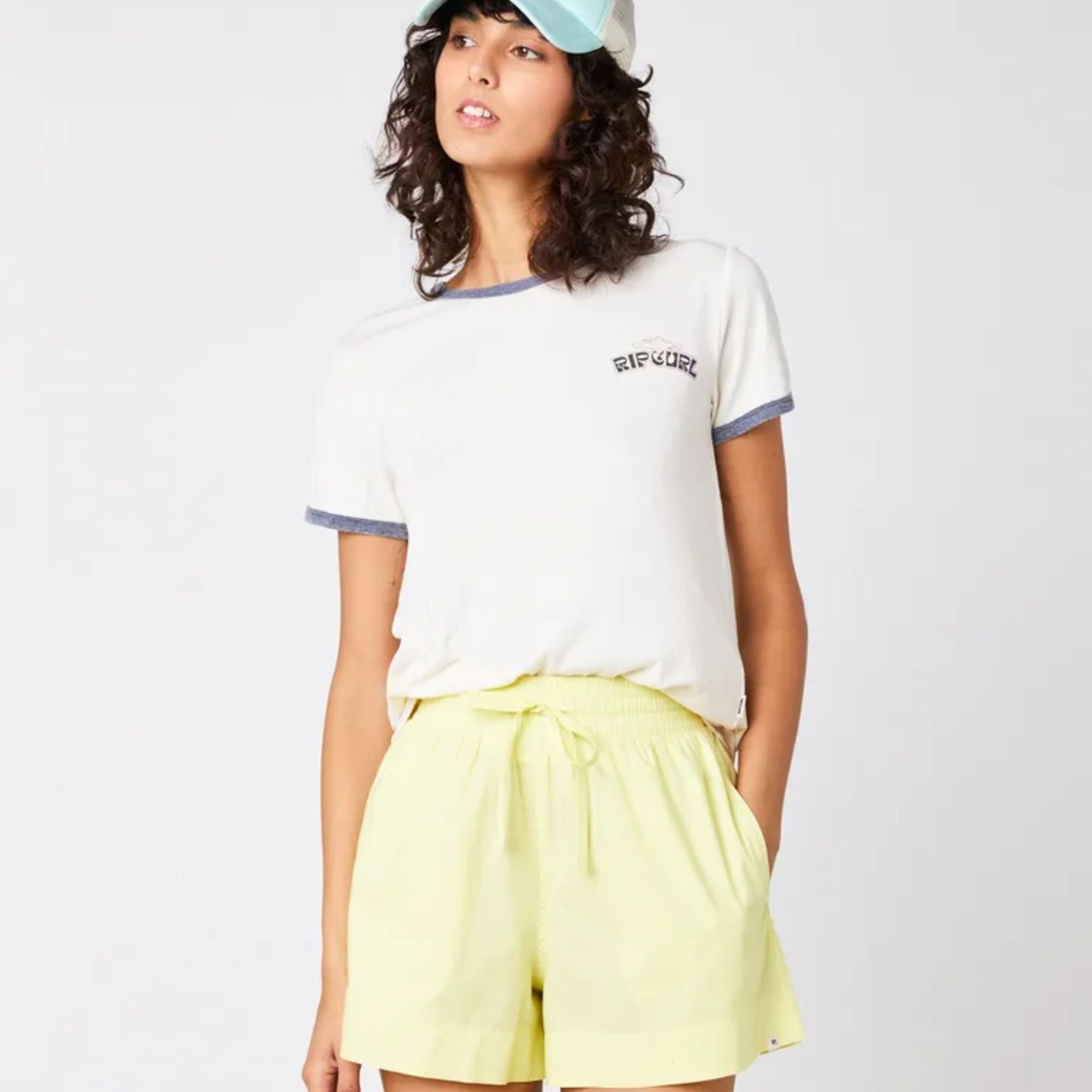 Ripcurl Women's Ringer Neon Short Sleeve Tee | RIPCURL | Portwest - The Outdoor Shop