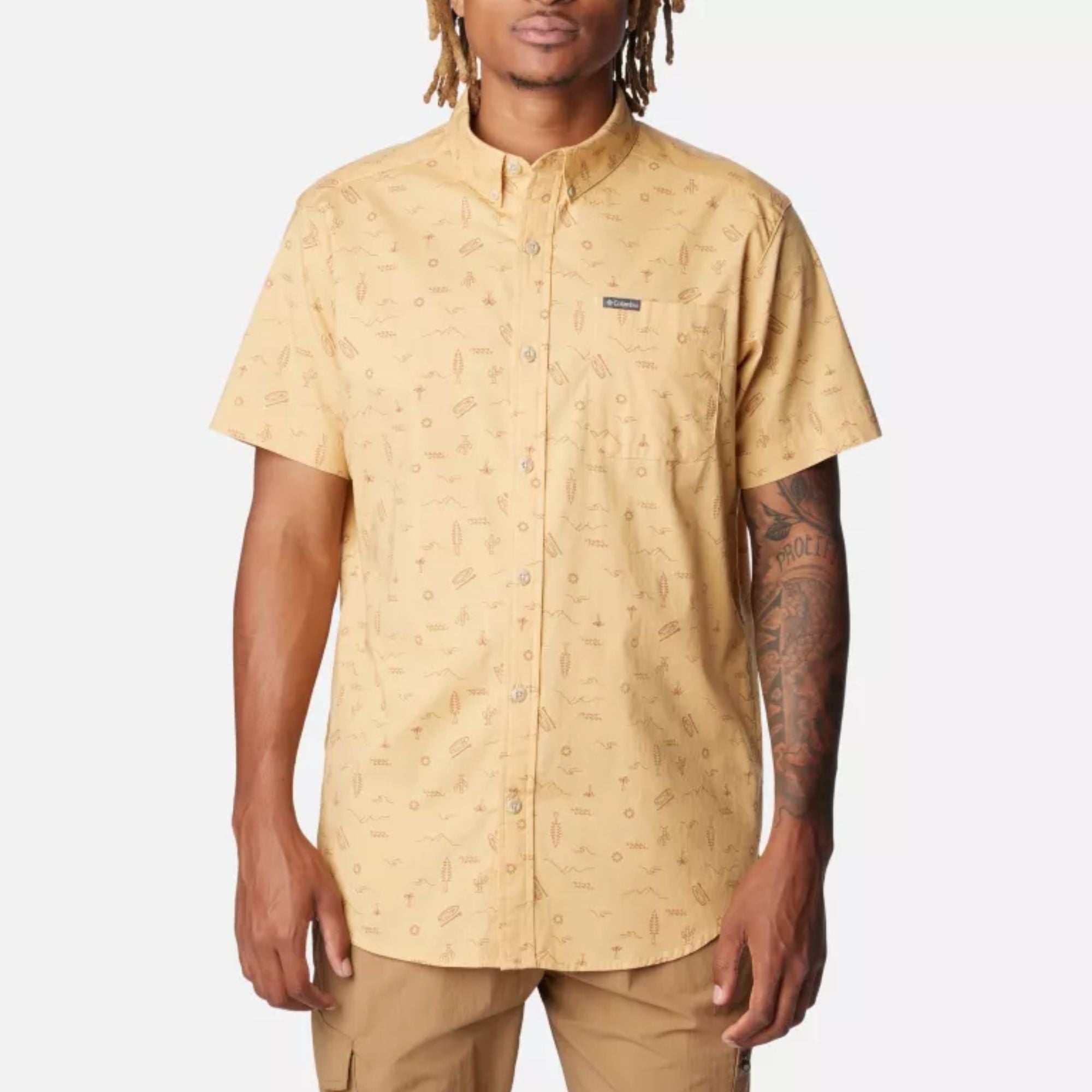 Columbia Men's Rapid Rivers Printed Short Sleeve Shirt | COLUMBIA | Portwest - The Outdoor Shop